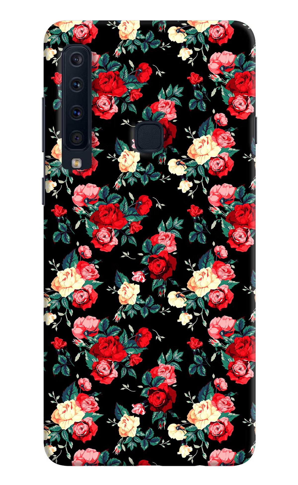 Rose Pattern Samsung A9 Back Cover - Rose Pattern Samsung A9 Hard Case Back Cover by Casekaro Rose Pattern Samsung A9 Hard Case Back Cover by Casekaro