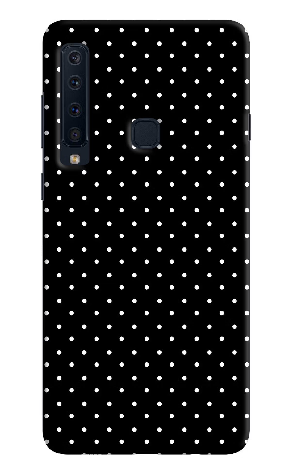 White Dots Samsung A9 Back Cover - White Dots Samsung A9 Hard Case Back Cover by Casekaro White Dots Samsung A9 Hard Case Back Cover by Casekaro