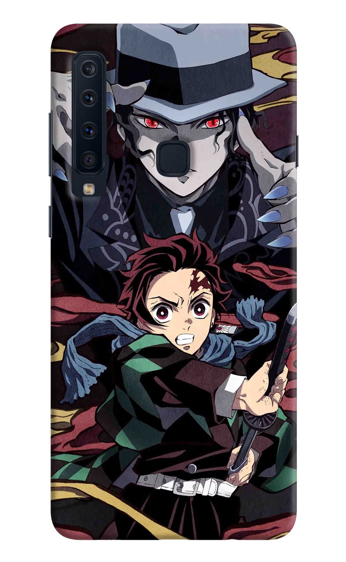 Demon Slayer Samsung A9 Back Cover - Demon Slayer Samsung A9 Hard Case Back Cover by Casekaro Demon Slayer Samsung A9 Hard Case Back Cover by Casekaro