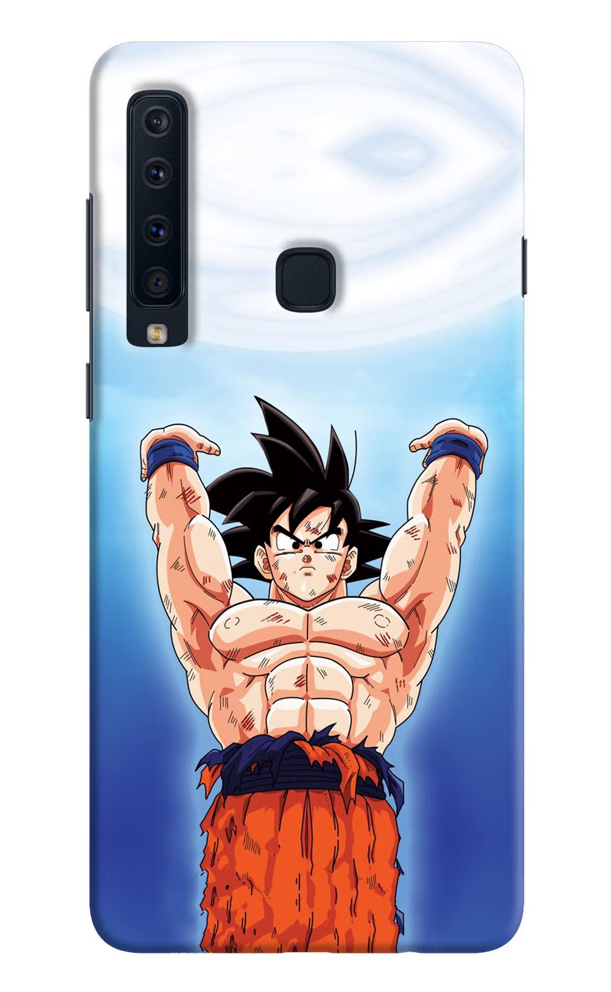 Goku Power Samsung A9 Back Cover - Goku Power Samsung A9 Hard Case Back Cover by Casekaro Goku Power Samsung A9 Hard Case Back Cover by Casekaro