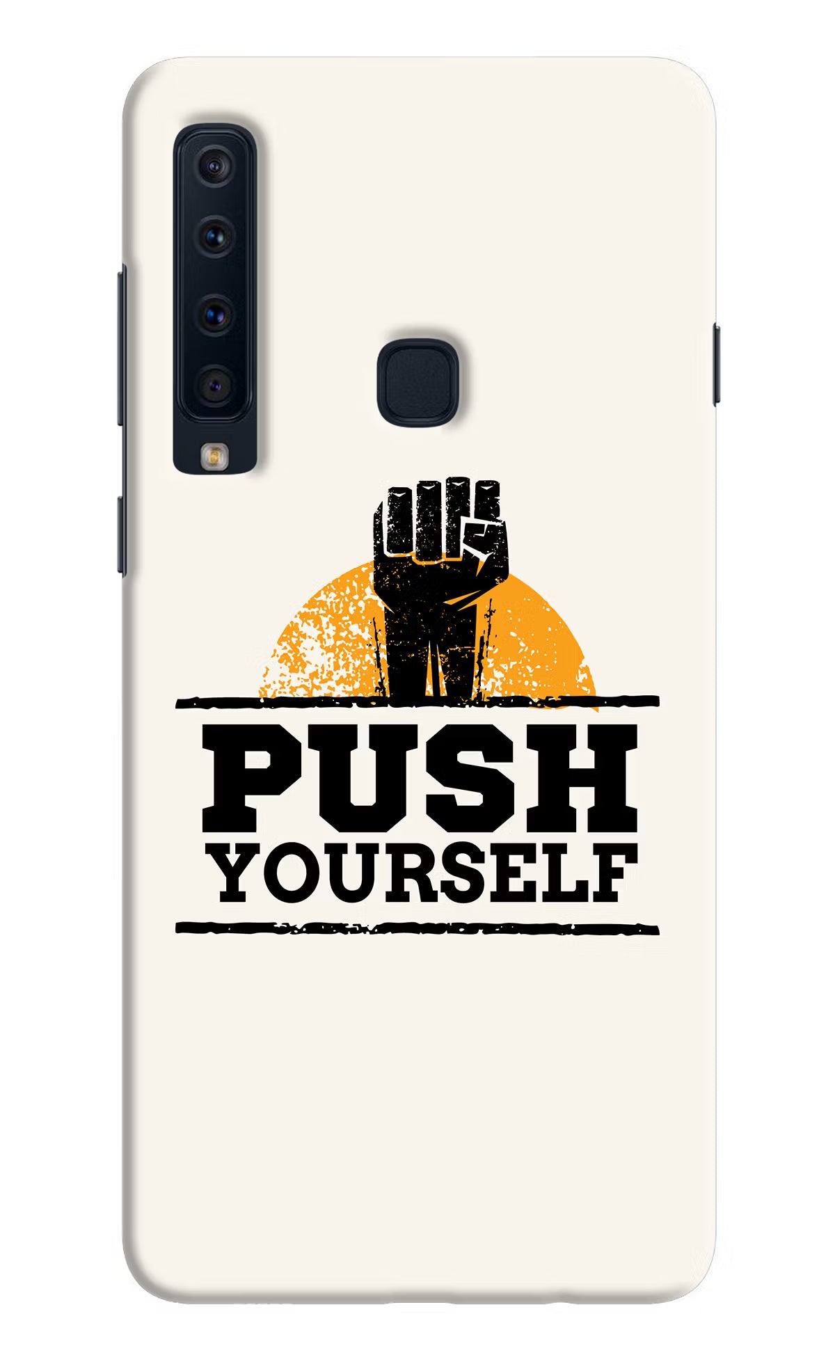 Push Yourself Samsung A9 Back Cover - Push Yourself Samsung A9 Hard Case Back Cover by Casekaro Push Yourself Samsung A9 Hard Case Back Cover by Casekaro