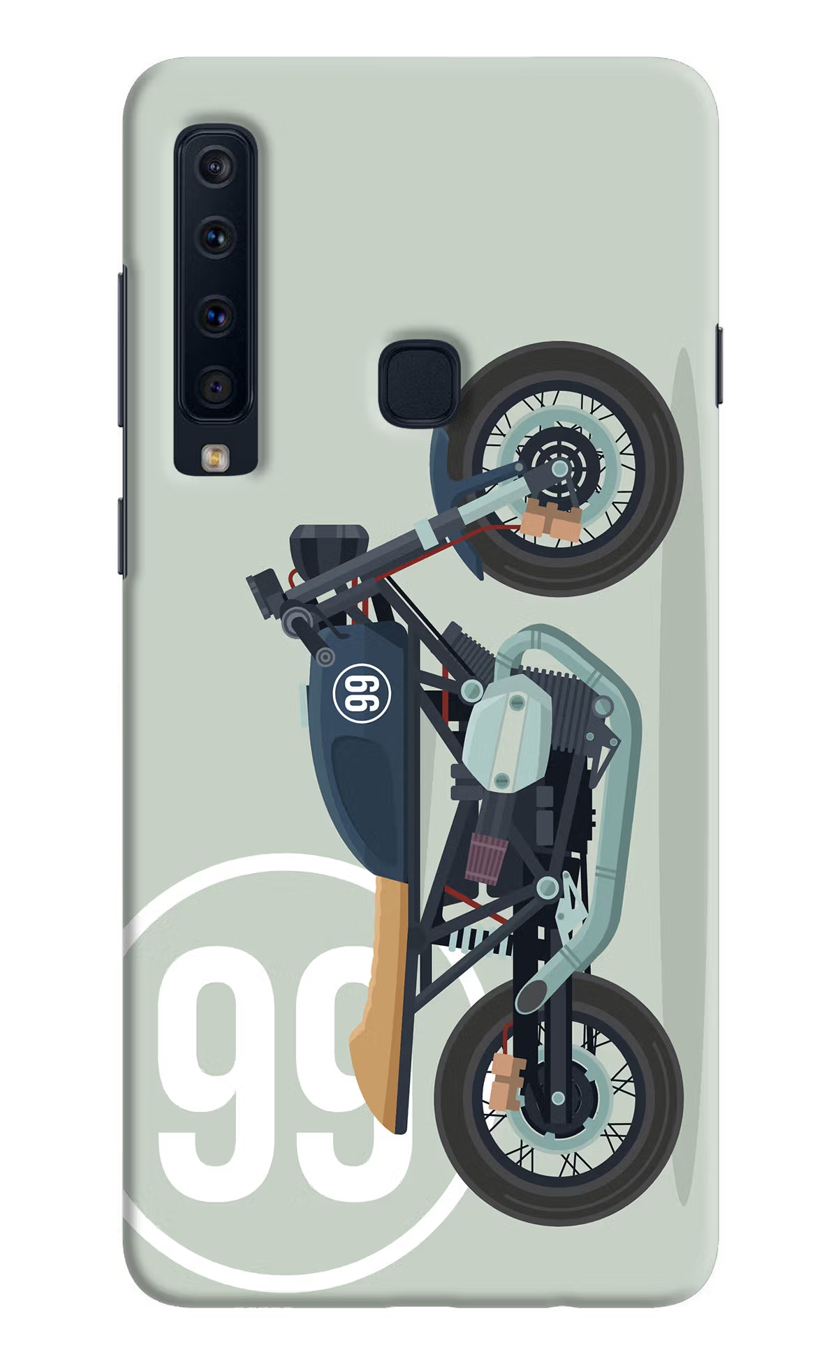 Classic Cafe Racer 99 Samsung A9 Back Cover - Classic Cafe Racer 99 Samsung A9 Hard Case Back Cover by Casekaro Classic Cafe Racer 99 Samsung A9 Hard Case Back Cover by Casekaro