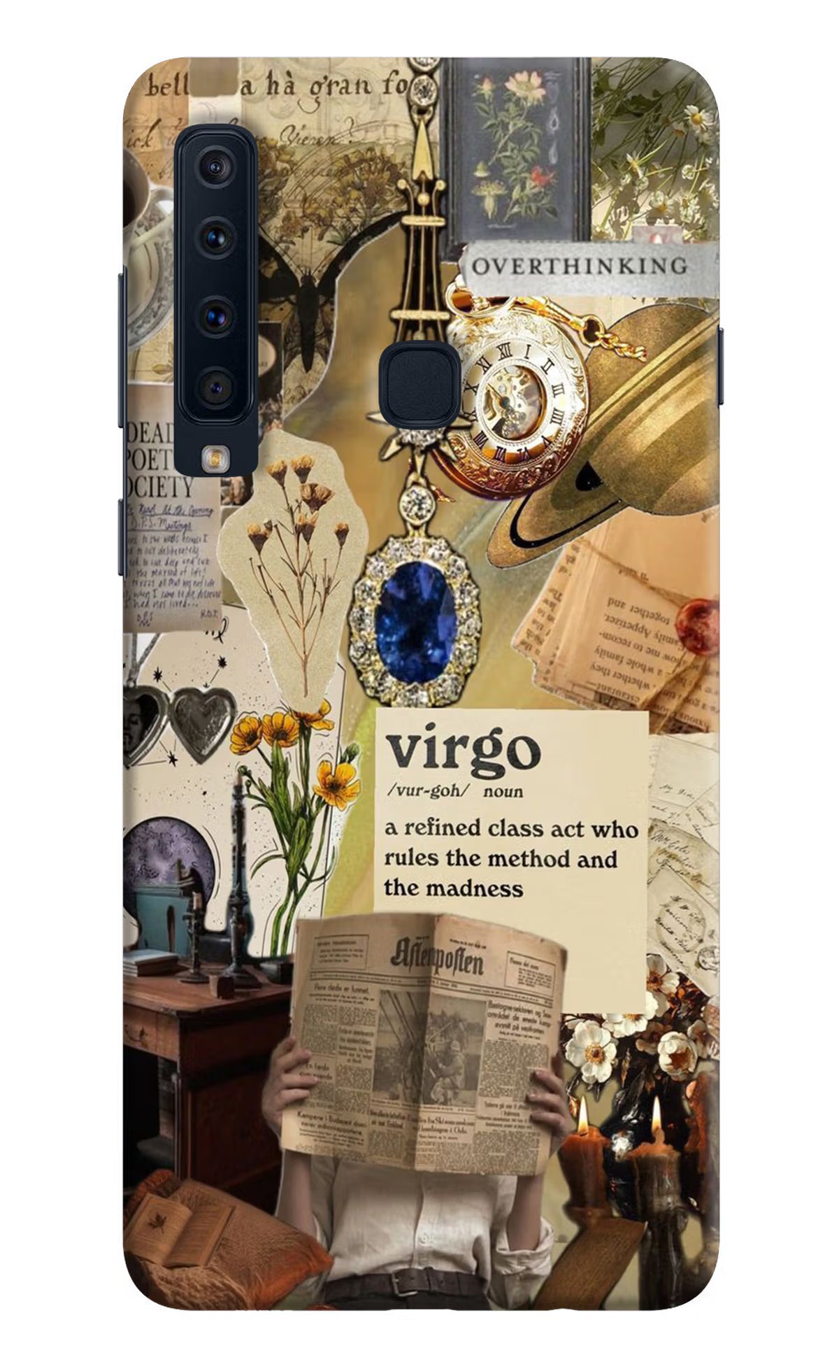 Virgo Zodiac Samsung A9 Back Cover - Virgo Zodiac Samsung A9 Hard Case Back Cover by Casekaro Virgo Zodiac Samsung A9 Hard Case Back Cover by Casekaro