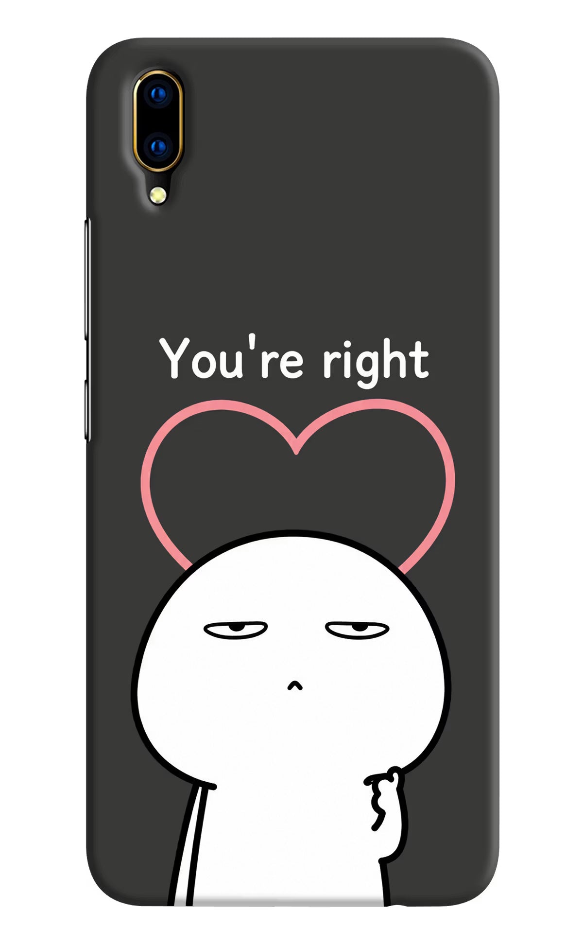 You're Right Vivo V11 Pro Back Cover - You're Right Vivo V11 Pro Back Cover You're Right Vivo V11 Pro Back Cover