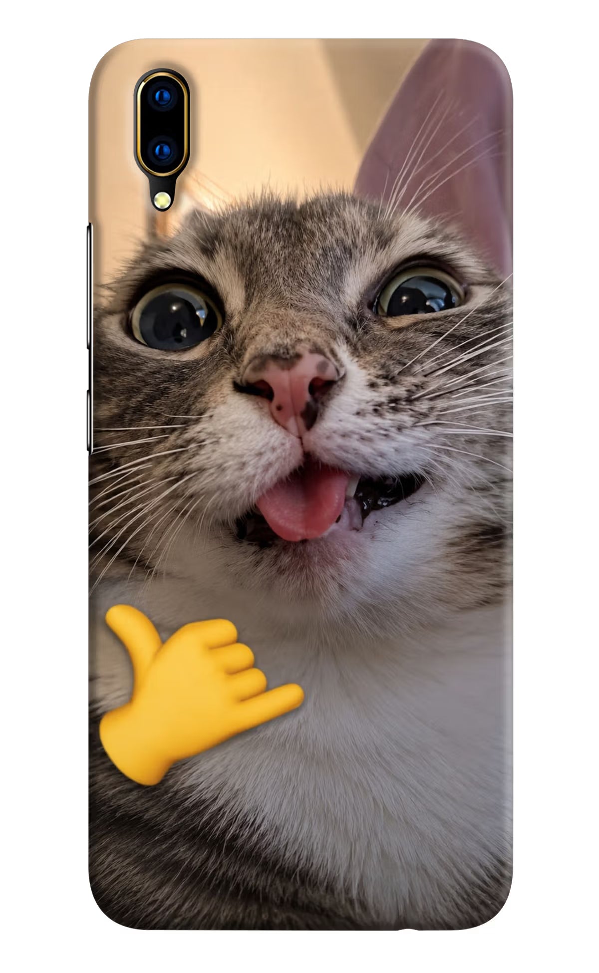 Silly Cat Call Vivo V11 Pro Back Cover - Silly Cat Call Vivo V11 Pro Back Cover Silly Cat Call Vivo V11 Pro Back Cover