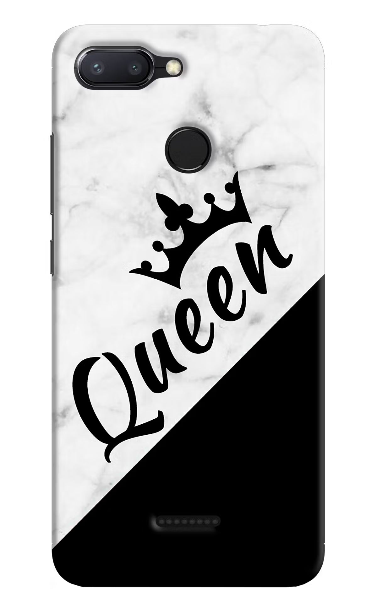 Queen Redmi 6 Back Cover - Queen Redmi 6 Hard Case Back Cover by Casekaro Queen Redmi 6 Hard Case Back Cover by Casekaro