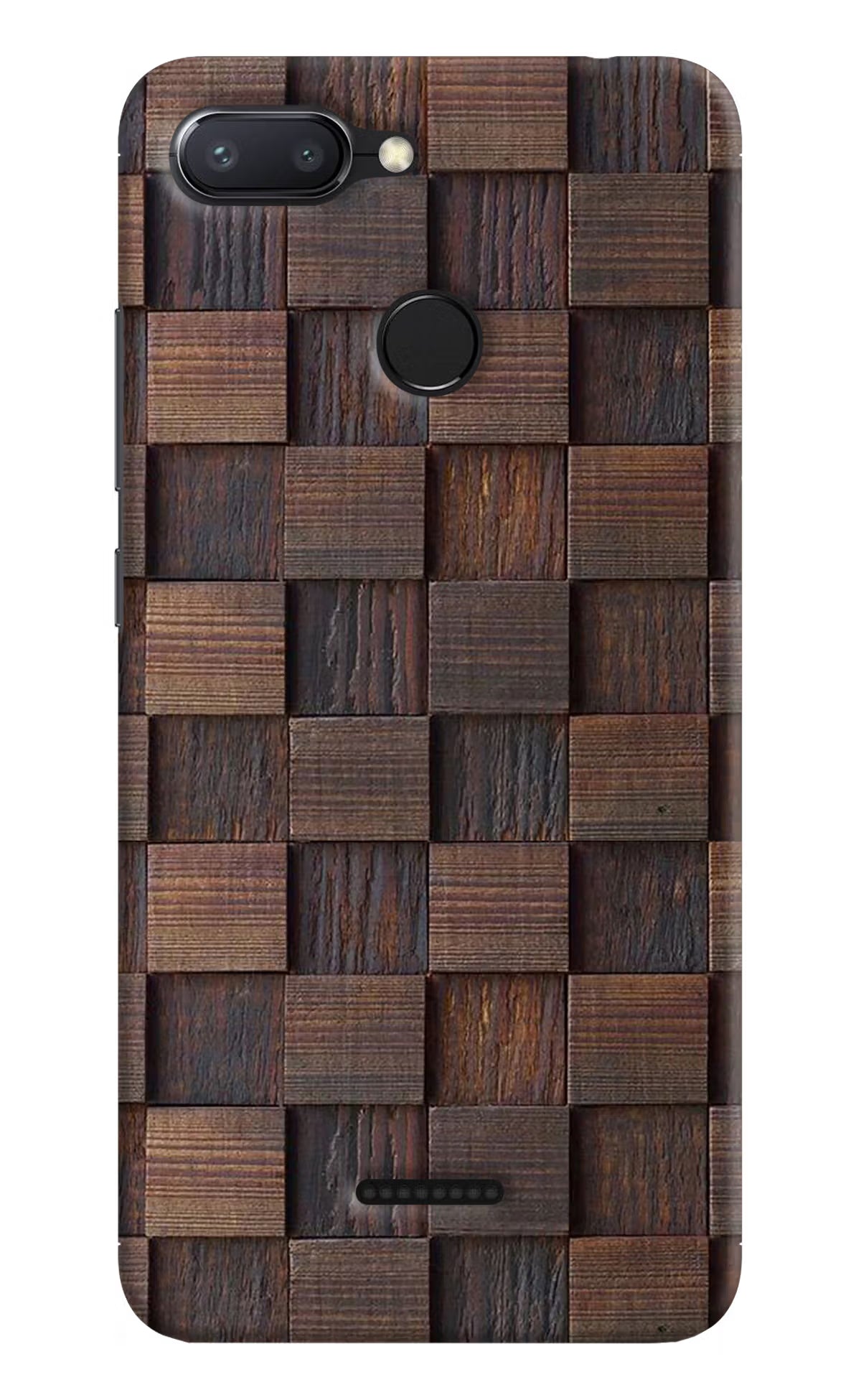 Wooden Cube Design Redmi 6 Back Cover - Wooden Cube Design Redmi 6 Hard Case Back Cover by Casekaro Wooden Cube Design Redmi 6 Hard Case Back Cover by Casekaro