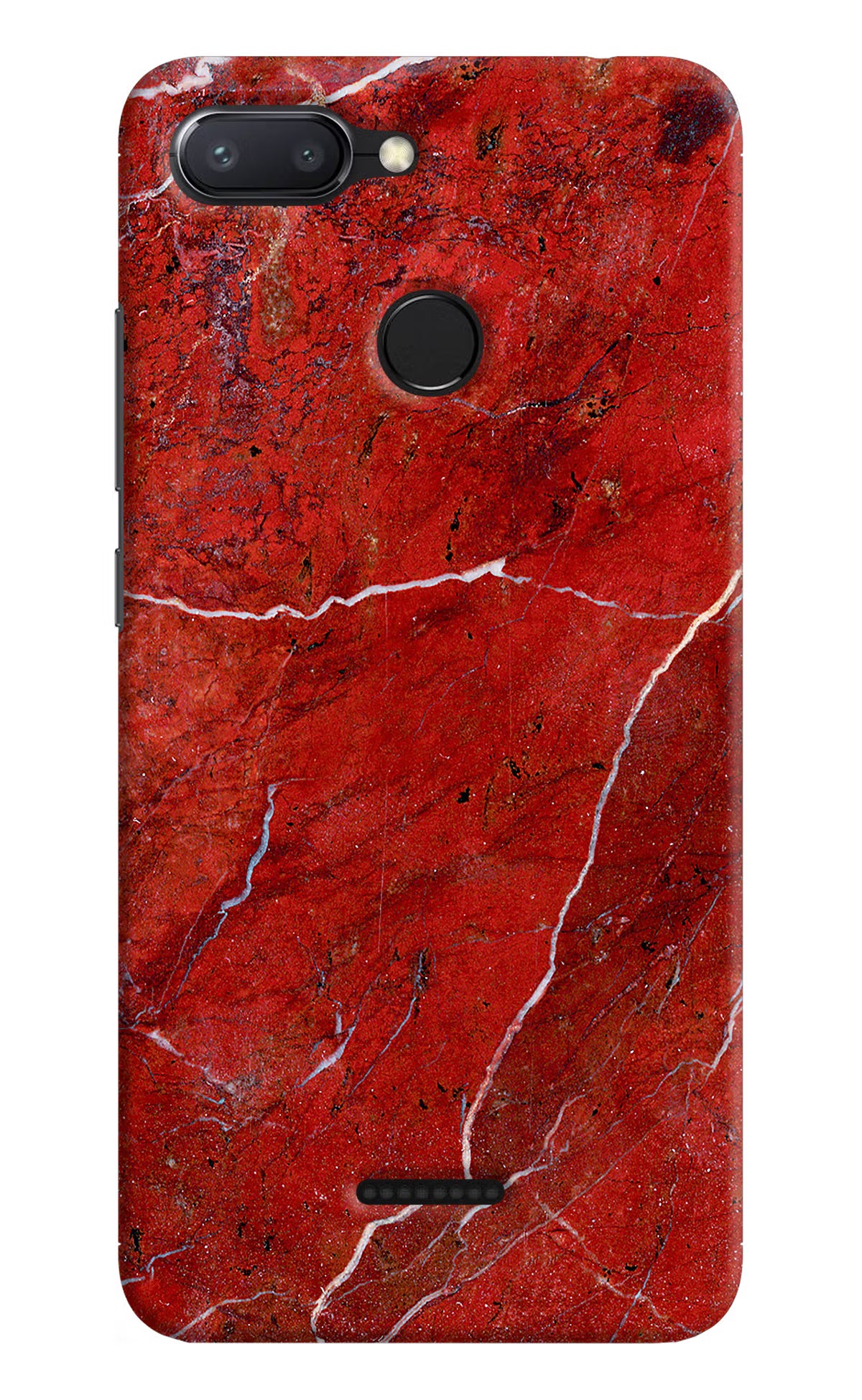 Red Marble Design Redmi 6 Back Cover - Red Marble Design Redmi 6 Hard Case Back Cover by Casekaro Red Marble Design Redmi 6 Hard Case Back Cover by Casekaro
