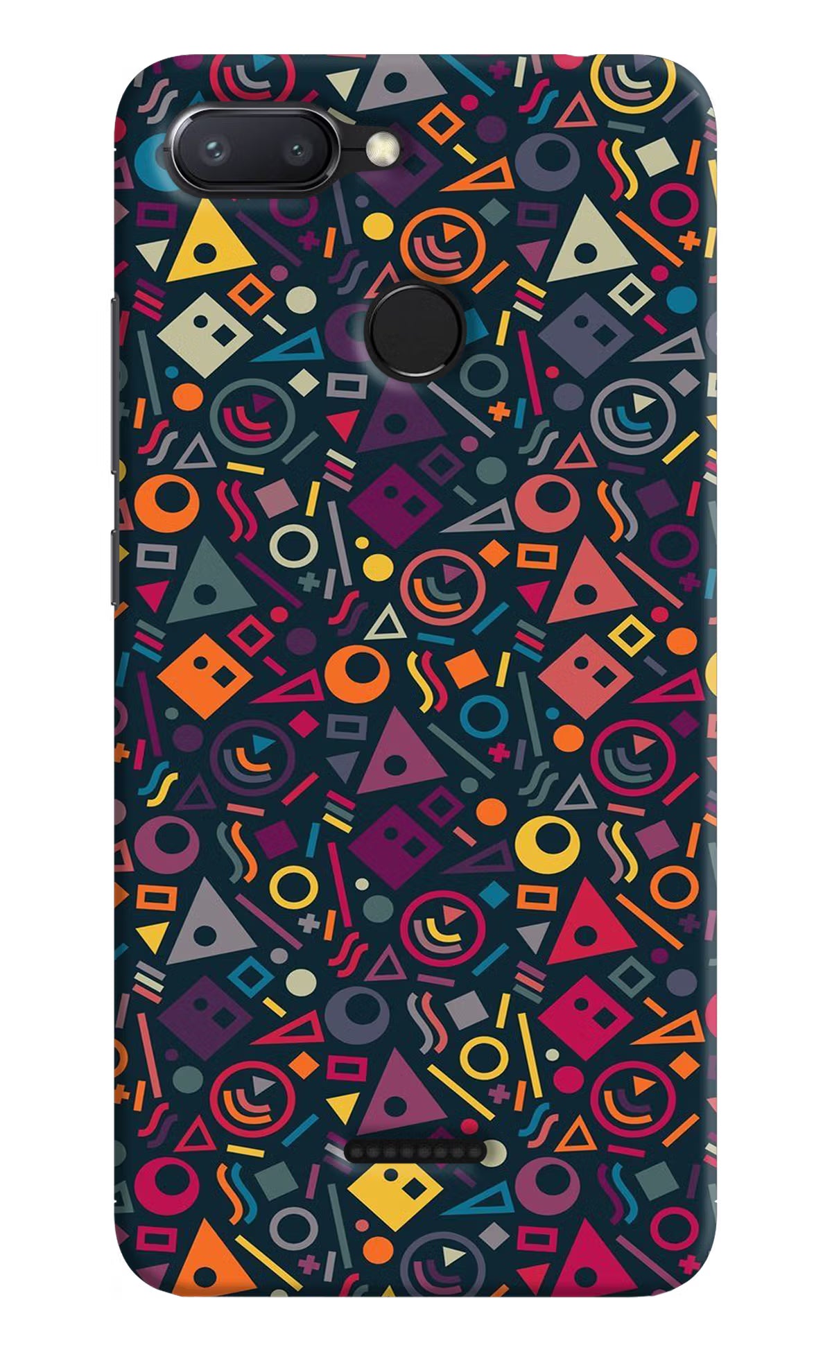 Geometric Abstract Redmi 6 Back Cover - Geometric Abstract Redmi 6 Hard Case Back Cover by Casekaro Geometric Abstract Redmi 6 Hard Case Back Cover by Casekaro