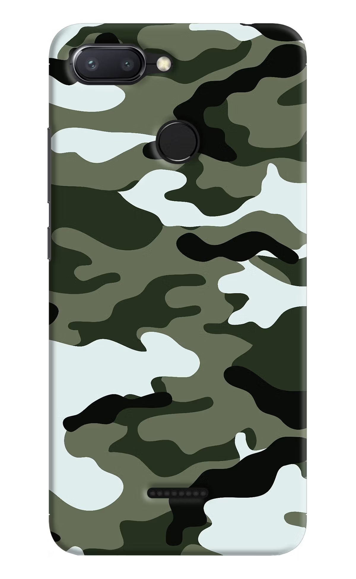 Camouflage Redmi 6 Back Cover - Camouflage Redmi 6 Hard Case Back Cover by Casekaro Camouflage Redmi 6 Hard Case Back Cover by Casekaro