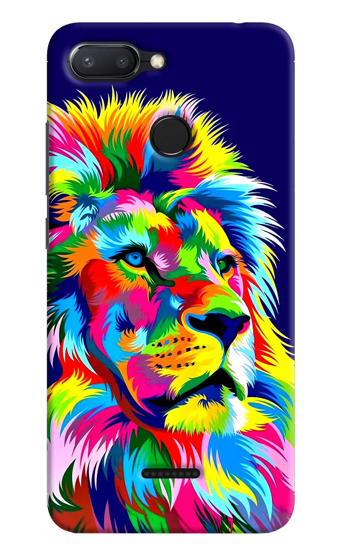Vector Art Lion Redmi 6 Back Cover - Vector Art Lion Redmi 6 Hard Case Back Cover by Casekaro Vector Art Lion Redmi 6 Hard Case Back Cover by Casekaro