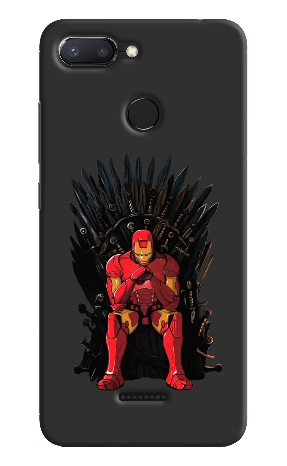 Ironman Throne Redmi 6 Back Cover - Ironman Throne Redmi 6 Hard Case Back Cover by Casekaro Ironman Throne Redmi 6 Hard Case Back Cover by Casekaro