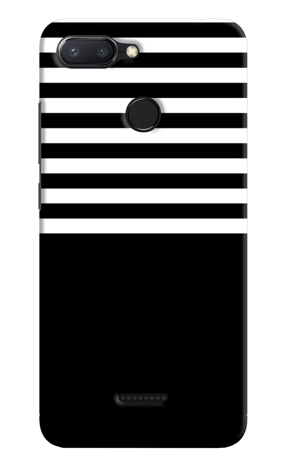 Black and White Print Redmi 6 Back Cover - Black and White Print Redmi 6 Hard Case Back Cover by Casekaro Black and White Print Redmi 6 Hard Case Back Cover by Casekaro