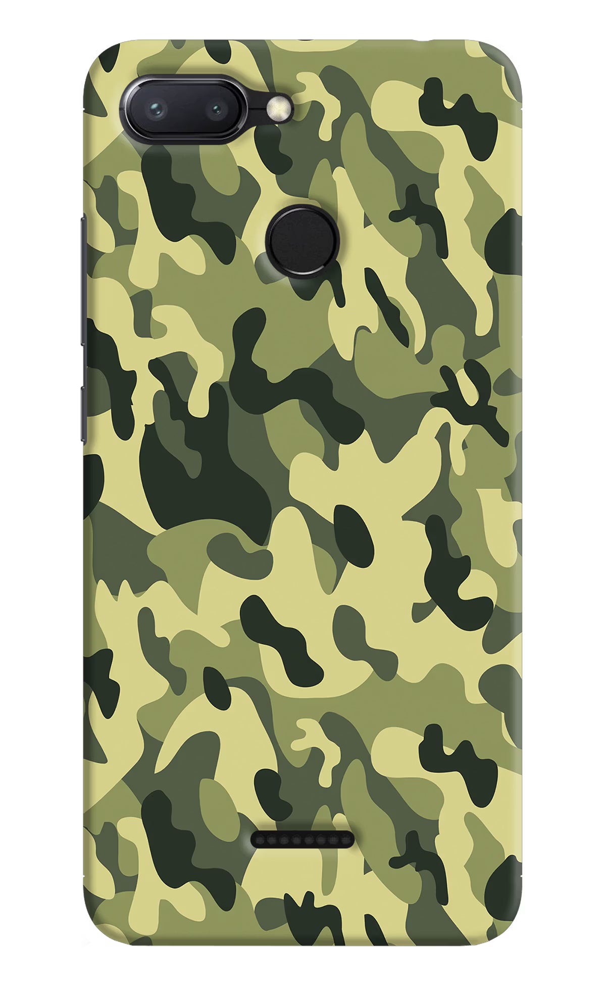 Camouflage Redmi 6 Back Cover - Camouflage Redmi 6 Hard Case Back Cover by Casekaro Camouflage Redmi 6 Hard Case Back Cover by Casekaro