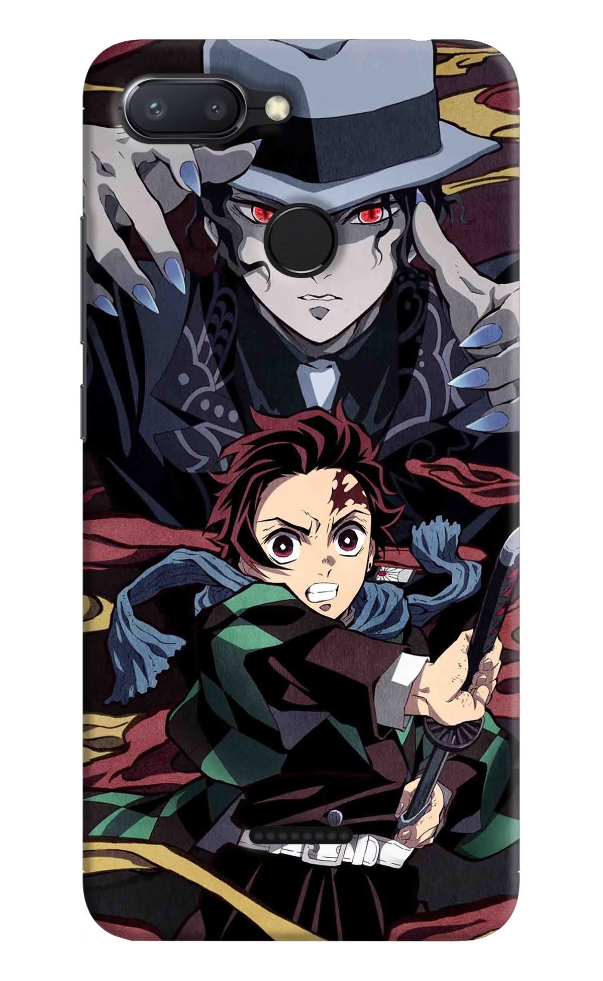 Demon Slayer Redmi 6 Back Cover - Demon Slayer Redmi 6 Hard Case Back Cover by Casekaro Demon Slayer Redmi 6 Hard Case Back Cover by Casekaro