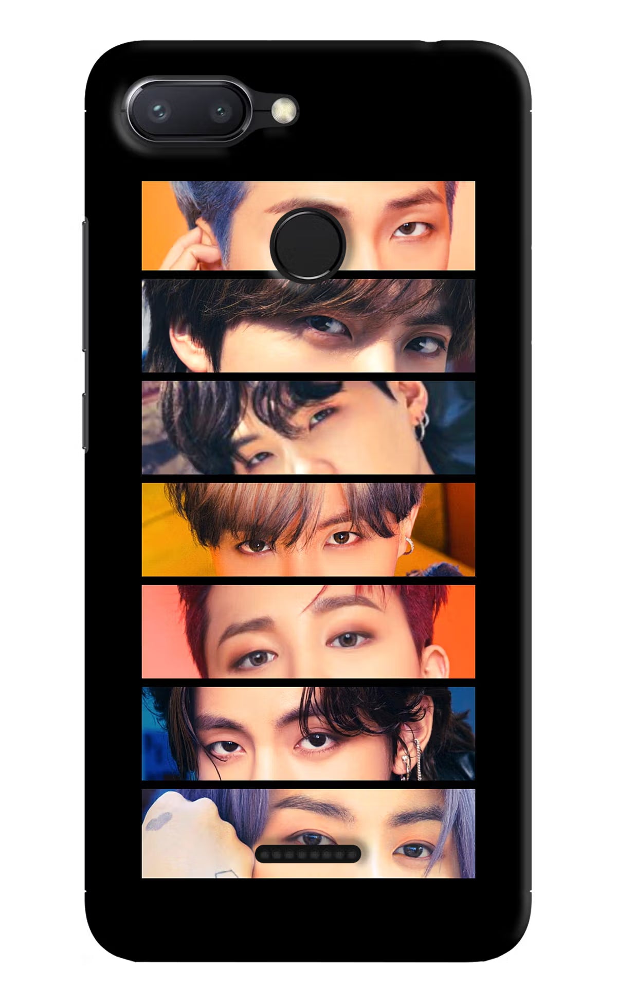 BTS Eyes Redmi 6 Back Cover - BTS Eyes Redmi 6 Hard Case Back Cover by Casekaro BTS Eyes Redmi 6 Hard Case Back Cover by Casekaro