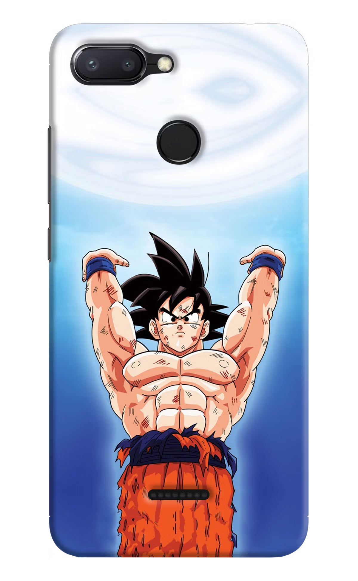 Goku Power Redmi 6 Back Cover - Goku Power Redmi 6 Hard Case Back Cover by Casekaro Goku Power Redmi 6 Hard Case Back Cover by Casekaro