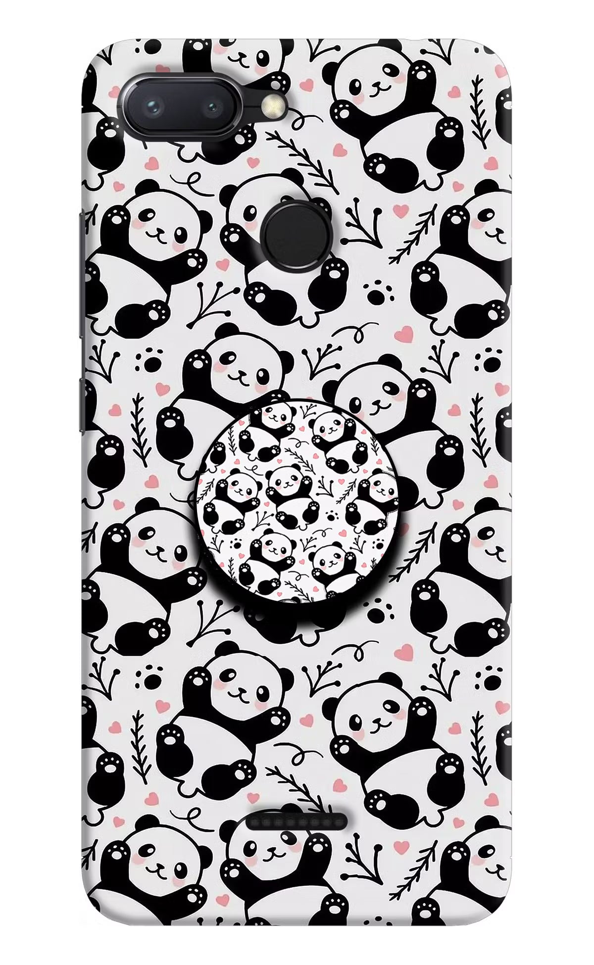 Cute Panda Redmi 6 Pop Case - Cute Panda Redmi 6 Pop Case by Casekaro Cute Panda Redmi 6 Pop Case by Casekaro