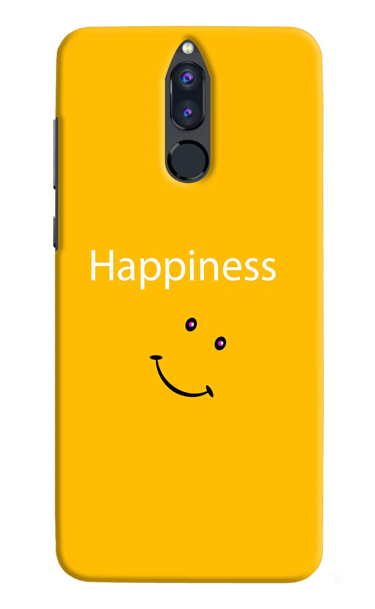 Happiness With Smiley Honor 9i Back Cover - Happiness With Smiley Honor 9i Hard Case Back Cover by Casekaro Happiness With Smiley Honor 9i Hard Case Back Cover by Casekaro