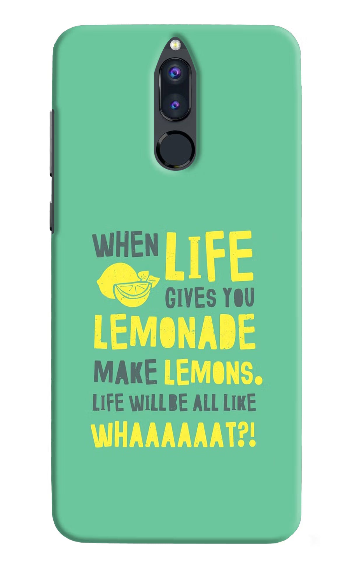 Quote Honor 9i Back Cover - Quote Honor 9i Hard Case Back Cover by Casekaro Quote Honor 9i Hard Case Back Cover by Casekaro