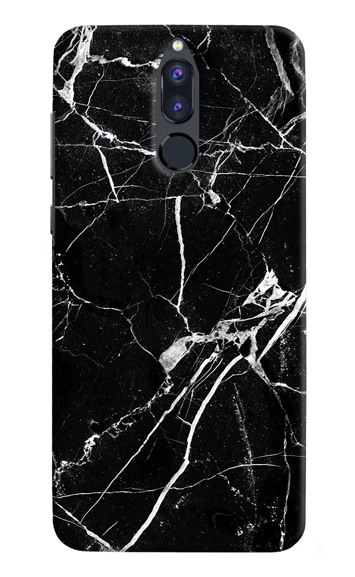 Black Marble Pattern Honor 9i Back Cover - Black Marble Pattern Honor 9i Hard Case Back Cover by Casekaro Black Marble Pattern Honor 9i Hard Case Back Cover by Casekaro