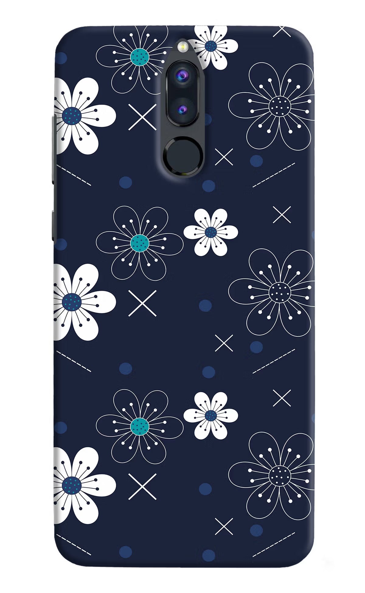Flowers Honor 9i Back Cover - Flowers Honor 9i Hard Case Back Cover by Casekaro Flowers Honor 9i Hard Case Back Cover by Casekaro