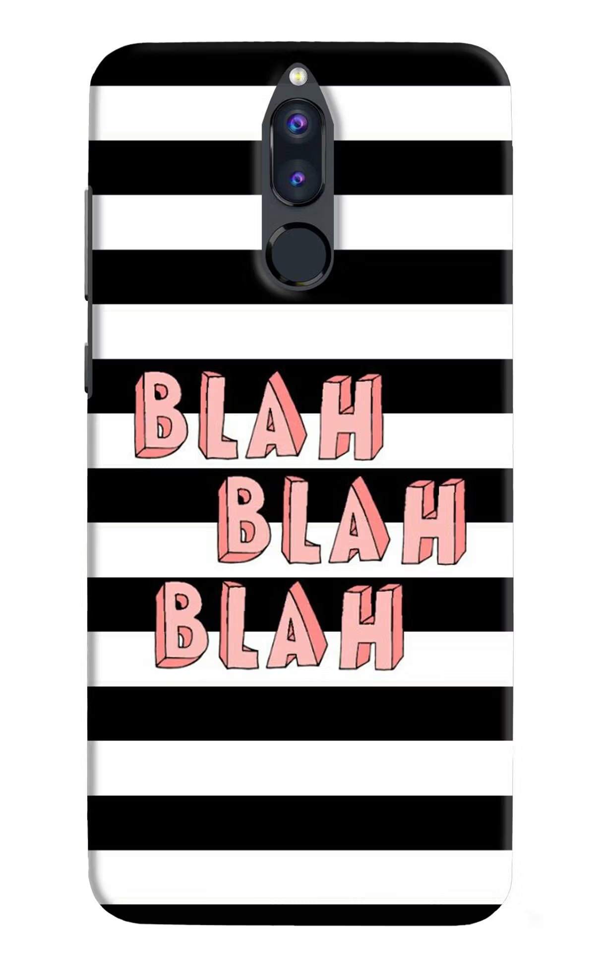 Blah Blah Blah Honor 9i Back Cover - Blah Blah Blah Honor 9i Hard Case Back Cover by Casekaro Blah Blah Blah Honor 9i Hard Case Back Cover by Casekaro