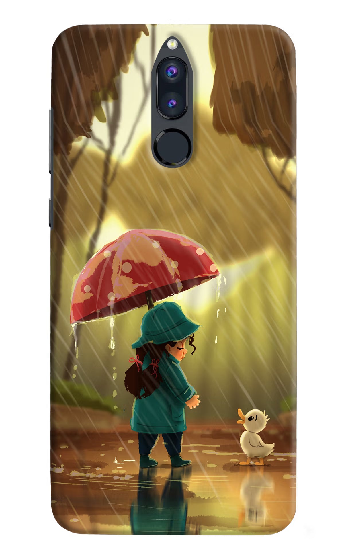 Rainy Day Honor 9i Back Cover - Rainy Day Honor 9i Hard Case Back Cover by Casekaro Rainy Day Honor 9i Hard Case Back Cover by Casekaro