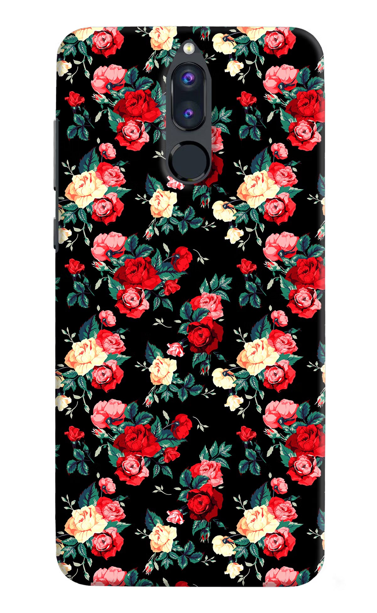 Rose Pattern Honor 9i Back Cover - Rose Pattern Honor 9i Hard Case Back Cover by Casekaro Rose Pattern Honor 9i Hard Case Back Cover by Casekaro