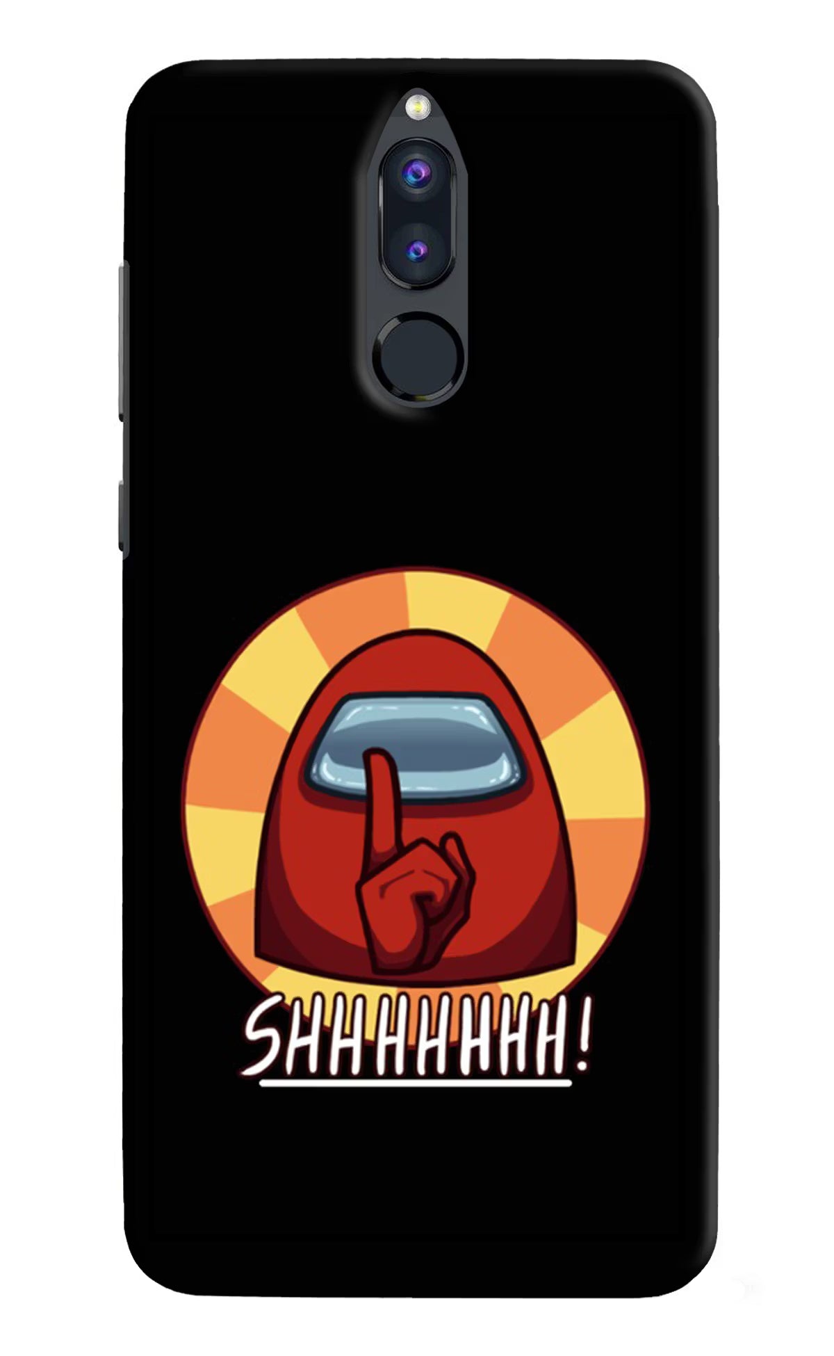 Among Us Shhh! Honor 9i Back Cover - Among Us Shhh! Honor 9i Hard Case Back Cover by Casekaro Among Us Shhh! Honor 9i Hard Case Back Cover by Casekaro