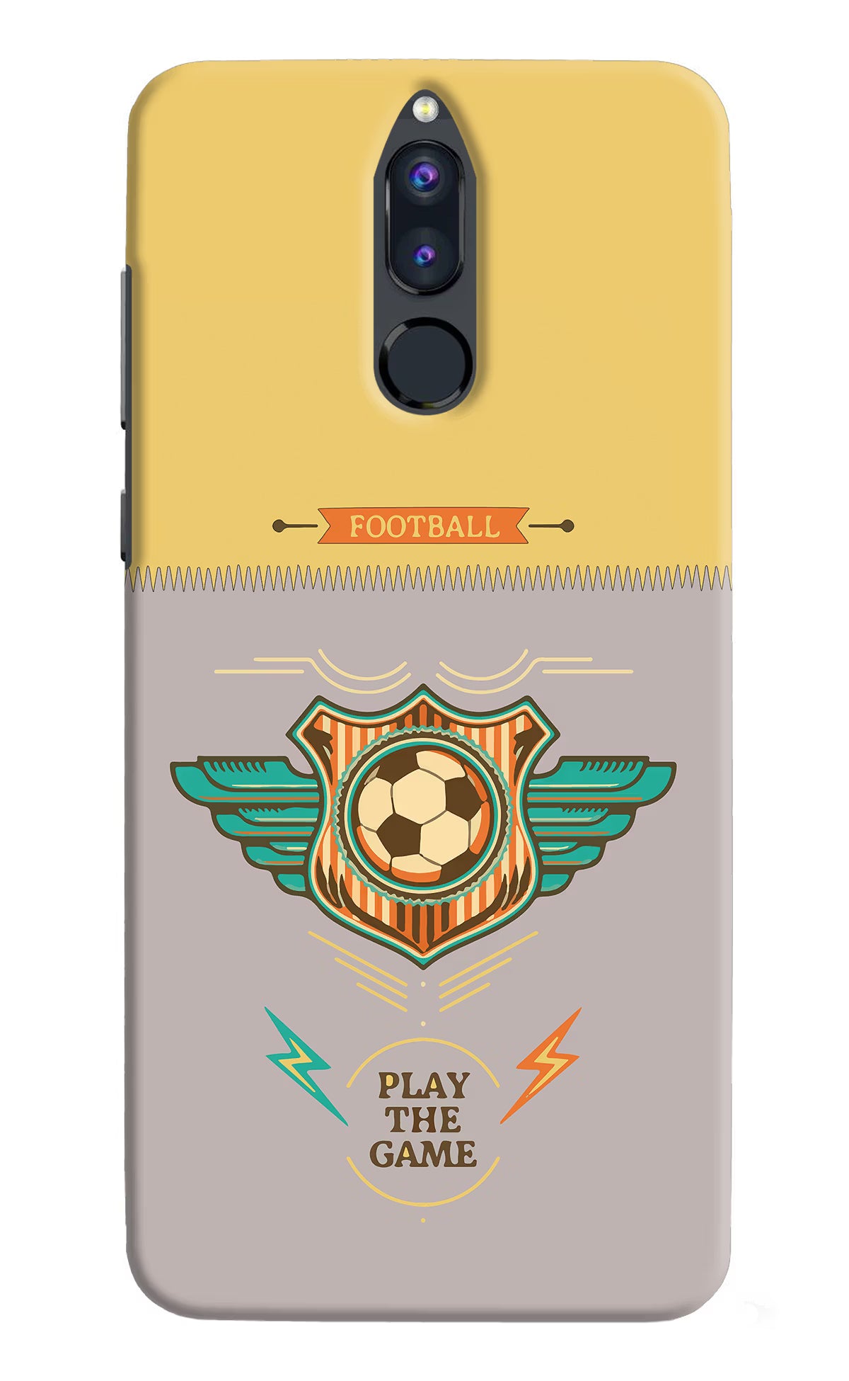 Football Honor 9i Back Cover - Football Honor 9i Hard Case Back Cover by Casekaro Football Honor 9i Hard Case Back Cover by Casekaro