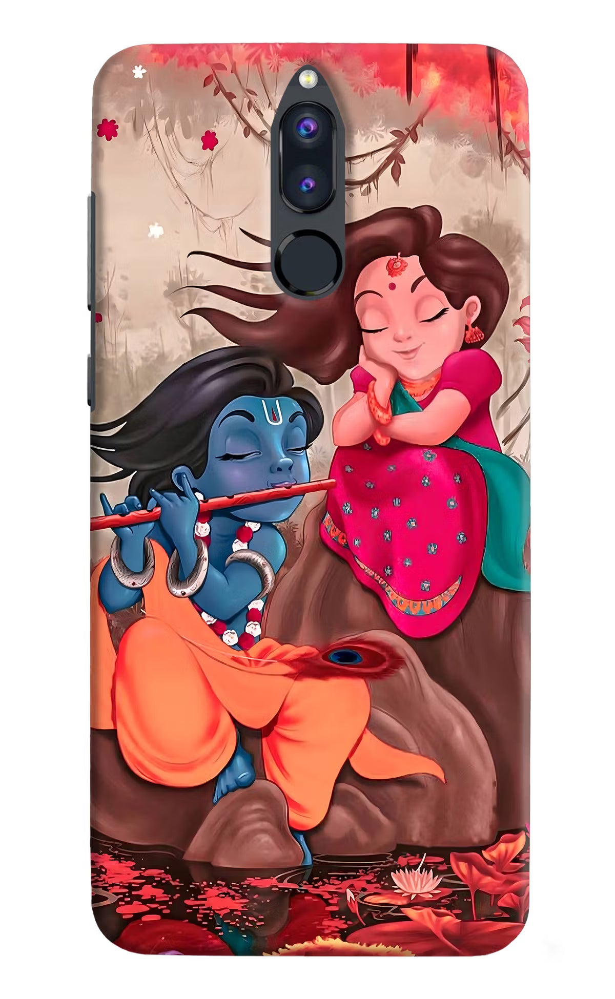 Radhe Krishna Honor 9i Back Cover - Radhe Krishna Honor 9i Hard Case Back Cover by Casekaro Radhe Krishna Honor 9i Hard Case Back Cover by Casekaro