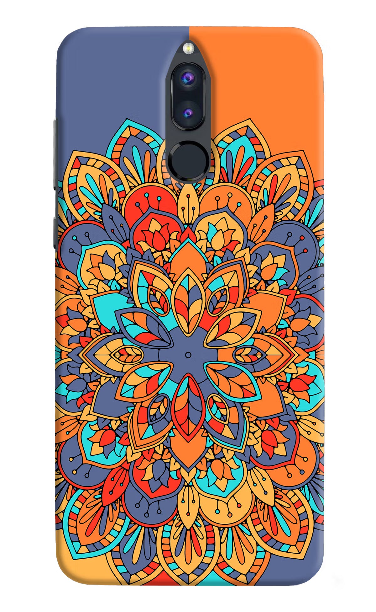 Color Mandala Honor 9i Back Cover - Color Mandala Honor 9i Hard Case Back Cover by Casekaro Color Mandala Honor 9i Hard Case Back Cover by Casekaro