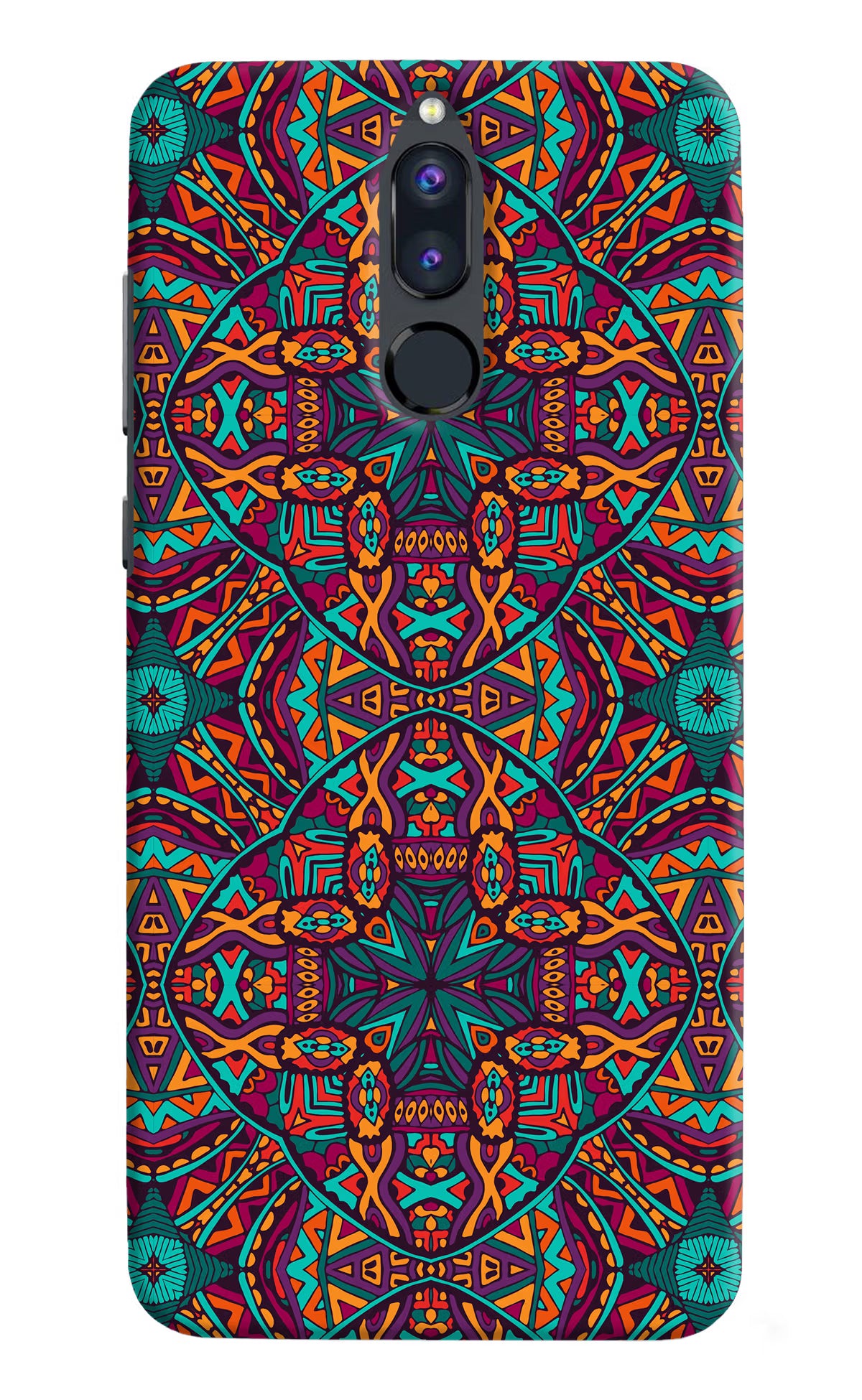 Colour Mandala Honor 9i Back Cover - Colour Mandala Honor 9i Hard Case Back Cover by Casekaro Colour Mandala Honor 9i Hard Case Back Cover by Casekaro