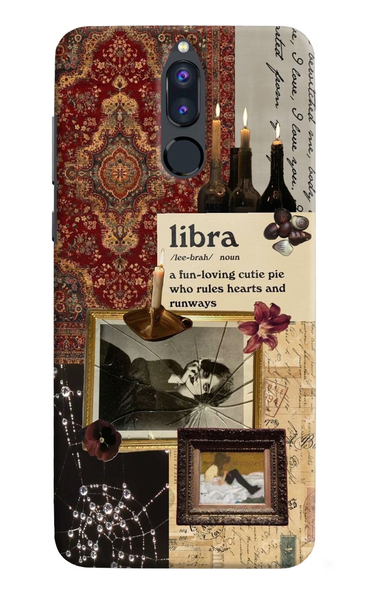 Libra Zodiac Honor 9i Back Cover - Libra Zodiac Honor 9i Hard Case Back Cover by Casekaro Libra Zodiac Honor 9i Hard Case Back Cover by Casekaro