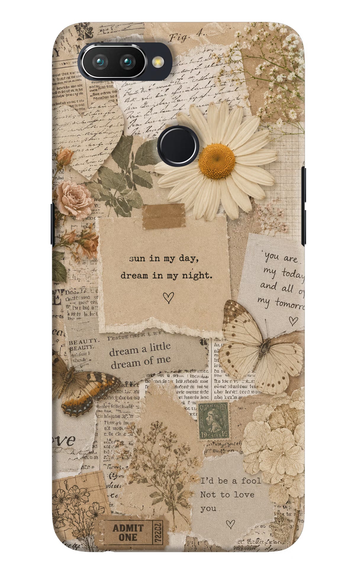 Vintage case Realme U1 Back Cover - Vintage case Realme U1 Back Cover Vintage case Realme U1 Back Cover