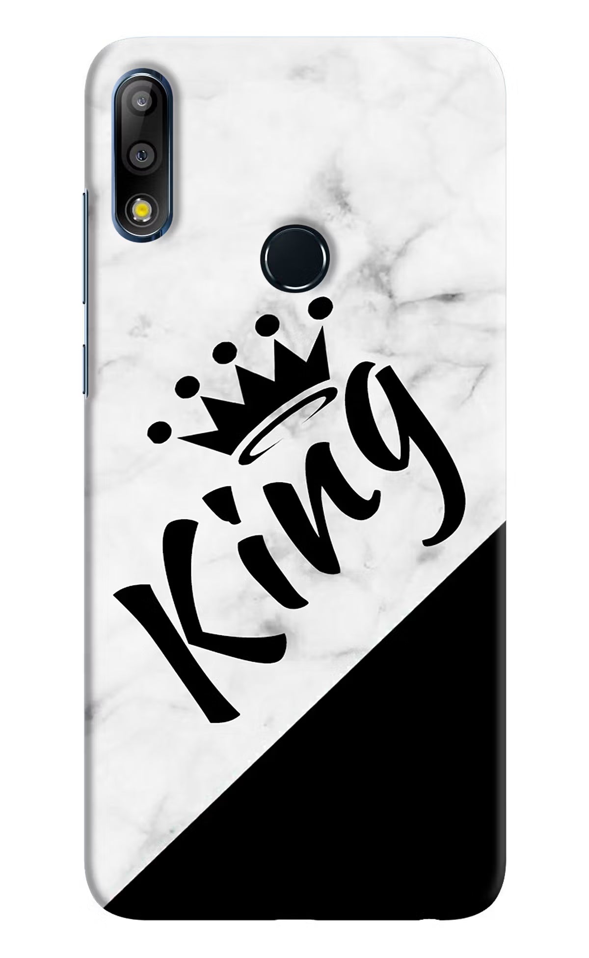 King Asus Zenfone Max Pro M2 Back Cover - King Asus Zenfone Max Pro M2 Hard Case Back Cover by Casekaro King Asus Zenfone Max Pro M2 Hard Case Back Cover by Casekaro