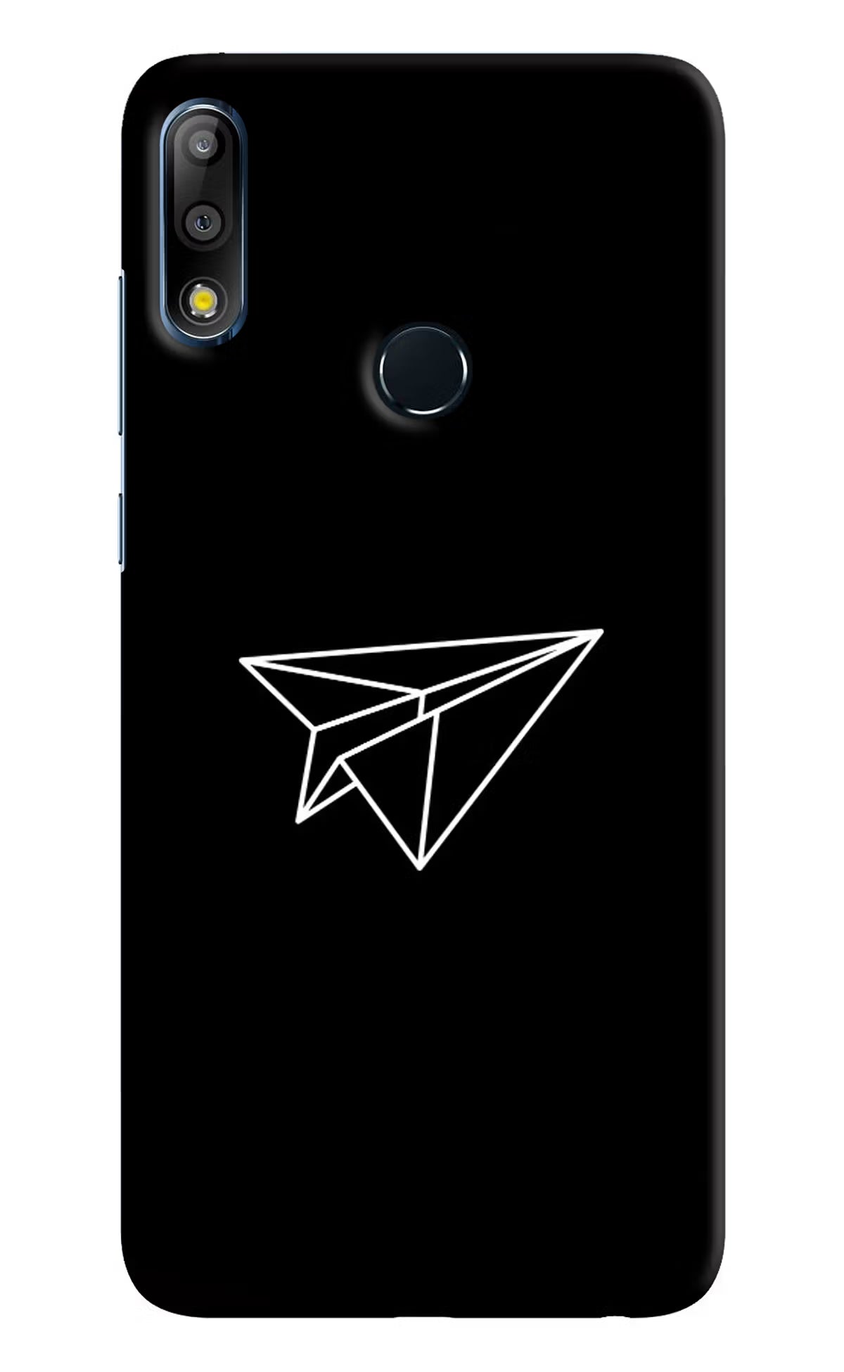 Paper Plane White Asus Zenfone Max Pro M2 Back Cover - Paper Plane White Asus Zenfone Max Pro M2 Hard Case Back Cover by Casekaro Paper Plane White Asus Zenfone Max Pro M2 Hard Case Back Cover by Casekaro