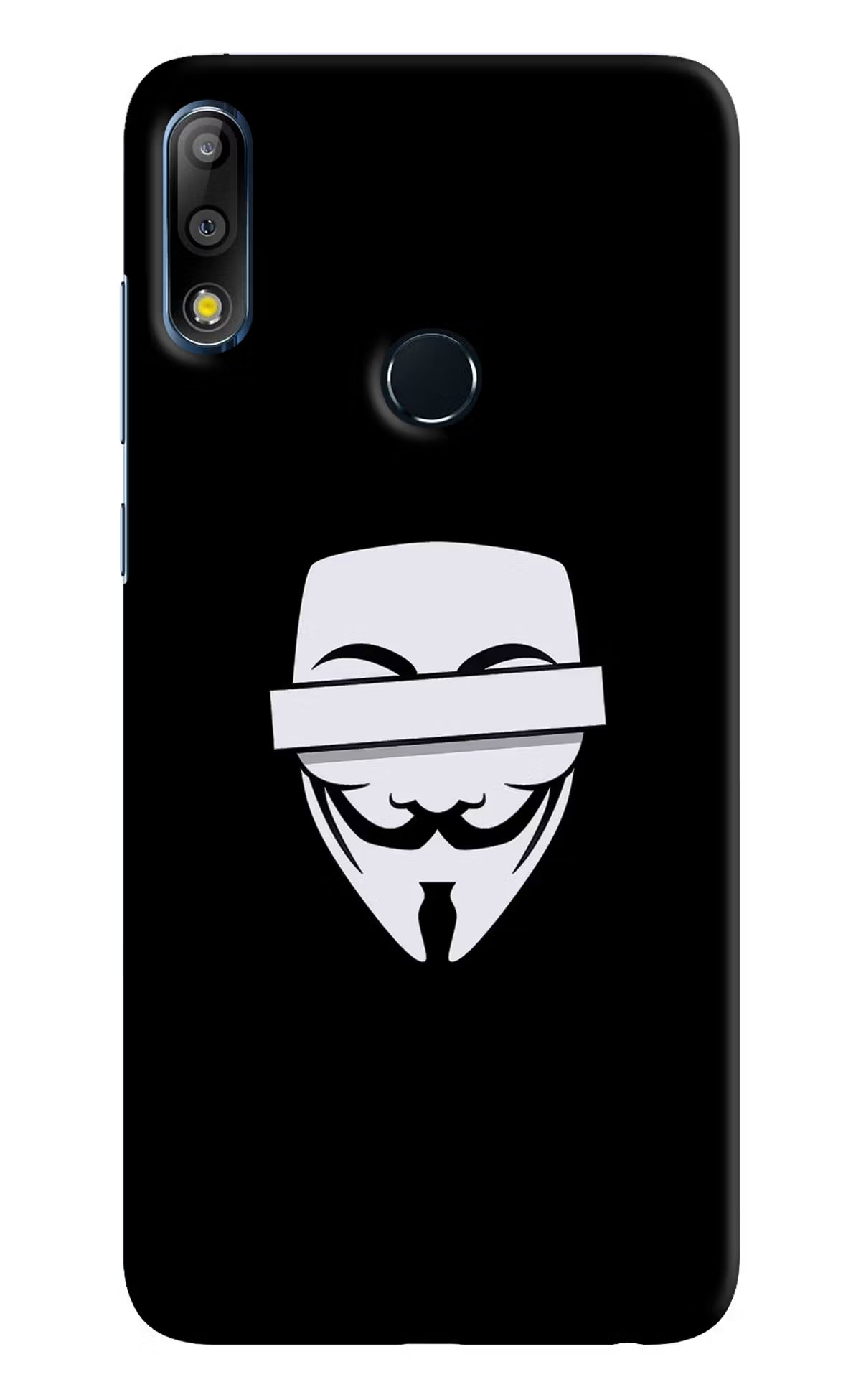 Anonymous Face Asus Zenfone Max Pro M2 Back Cover - Anonymous Face Asus Zenfone Max Pro M2 Hard Case Back Cover by Casekaro Anonymous Face Asus Zenfone Max Pro M2 Hard Case Back Cover by Casekaro