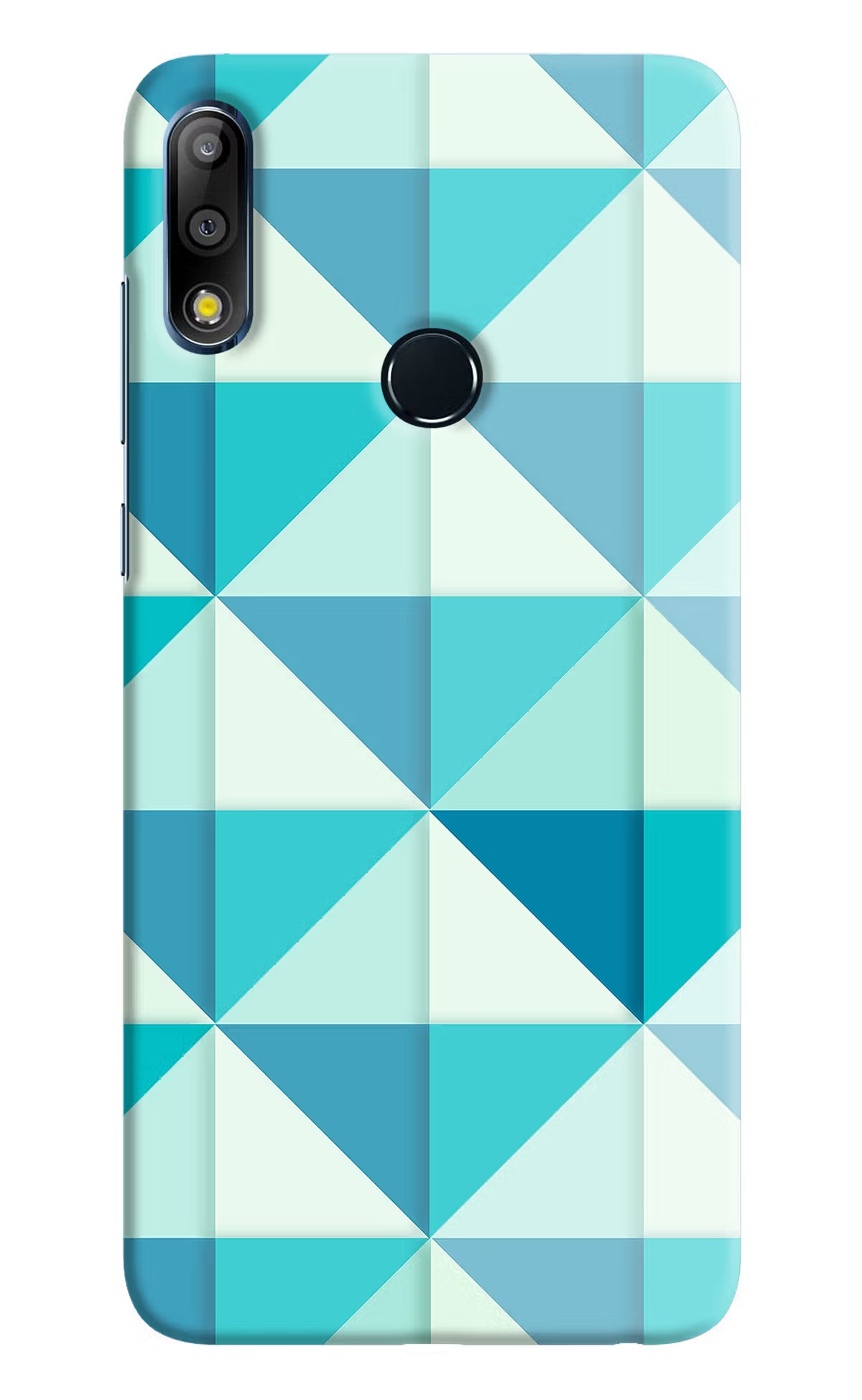 Cool Geometric Triangles Back Cover for Asus Zenfone Max Pro M2 - Cool Geometric Triangles Hard Case Back Cover for Asus Zenfone Max Pro M2 by Casekaro Cool Geometric Triangles Hard Case Back Cover for Asus Zenfone Max Pro M2 by Casekaro