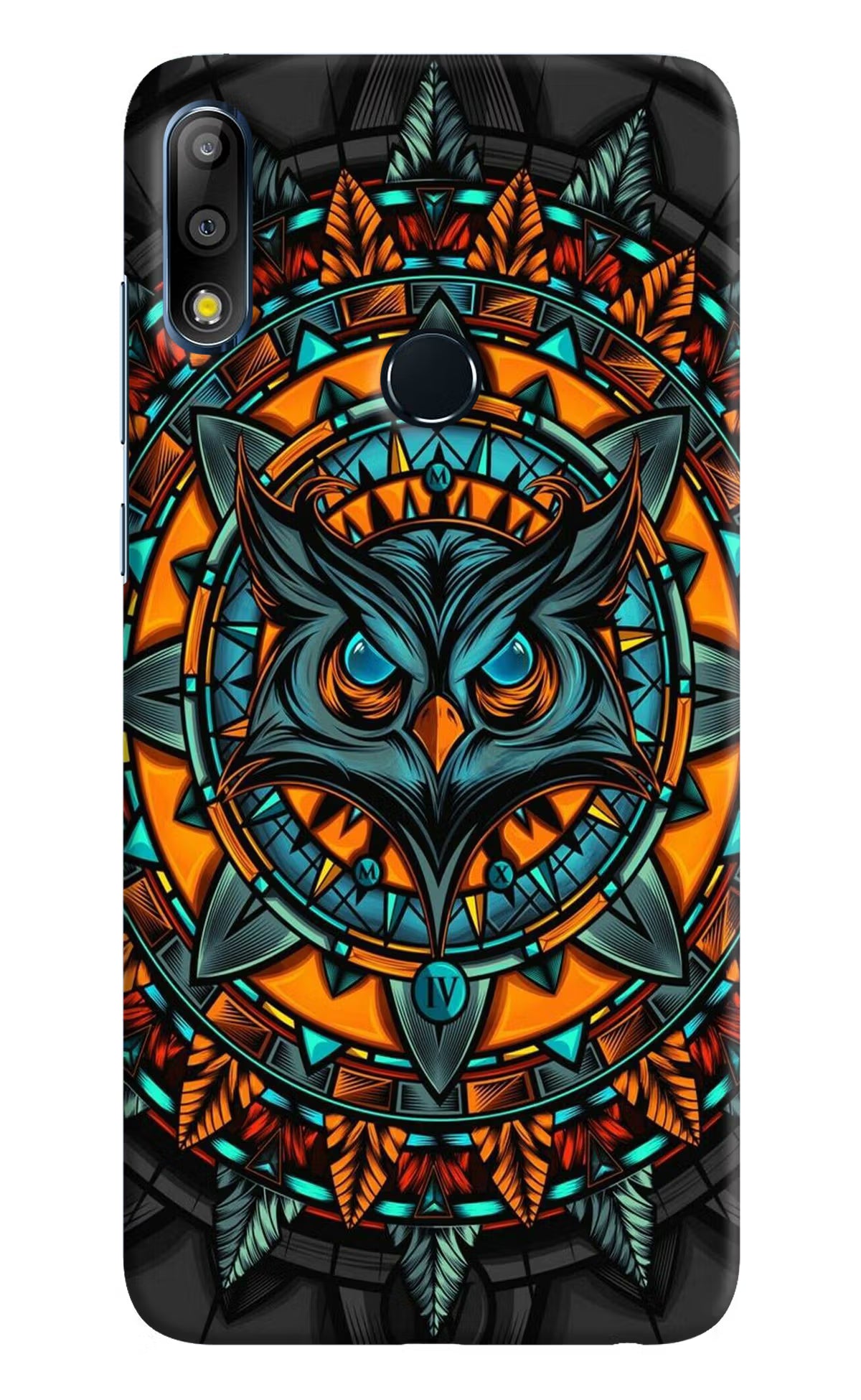 Angry Owl Art Asus Zenfone Max Pro M2 Back Cover - Angry Owl Art Asus Zenfone Max Pro M2 Hard Case Back Cover by Casekaro Angry Owl Art Asus Zenfone Max Pro M2 Hard Case Back Cover by Casekaro