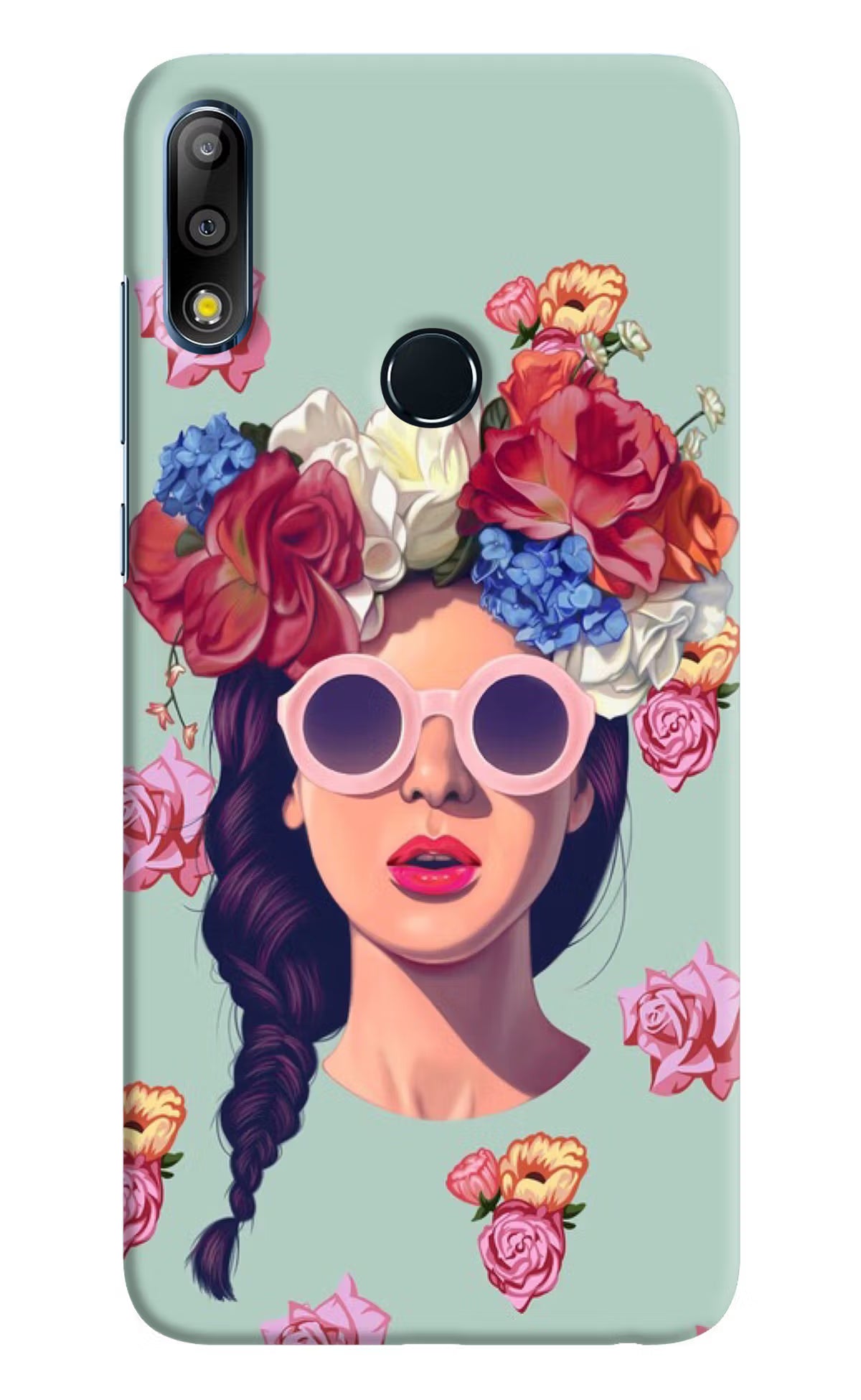 Pretty Girl Asus Zenfone Max Pro M2 Back Cover - Pretty Girl Asus Zenfone Max Pro M2 Hard Case Back Cover by Casekaro Pretty Girl Asus Zenfone Max Pro M2 Hard Case Back Cover by Casekaro