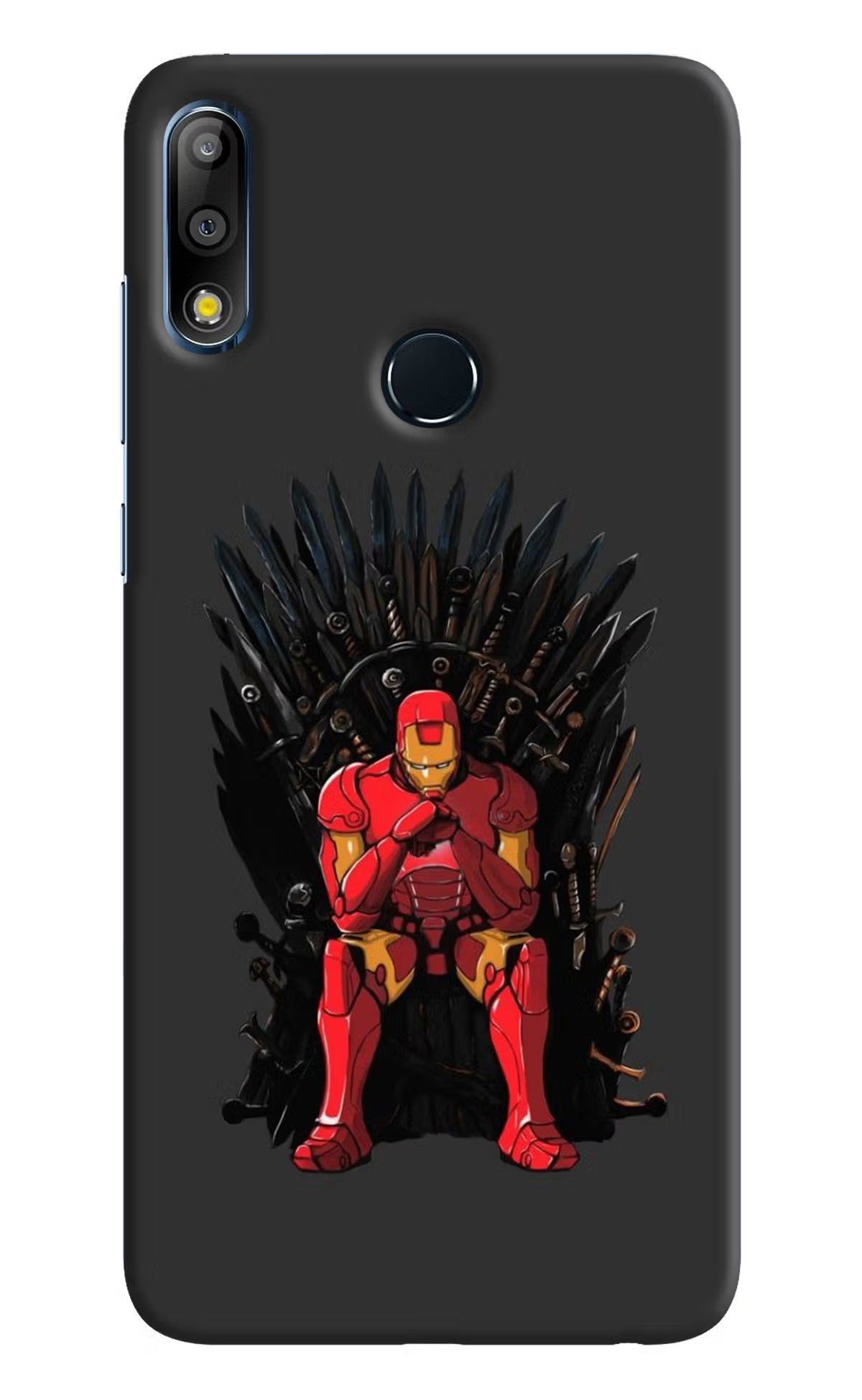 Ironman Throne Asus Zenfone Max Pro M2 Back Cover - Ironman Throne Asus Zenfone Max Pro M2 Hard Case Back Cover by Casekaro Ironman Throne Asus Zenfone Max Pro M2 Hard Case Back Cover by Casekaro