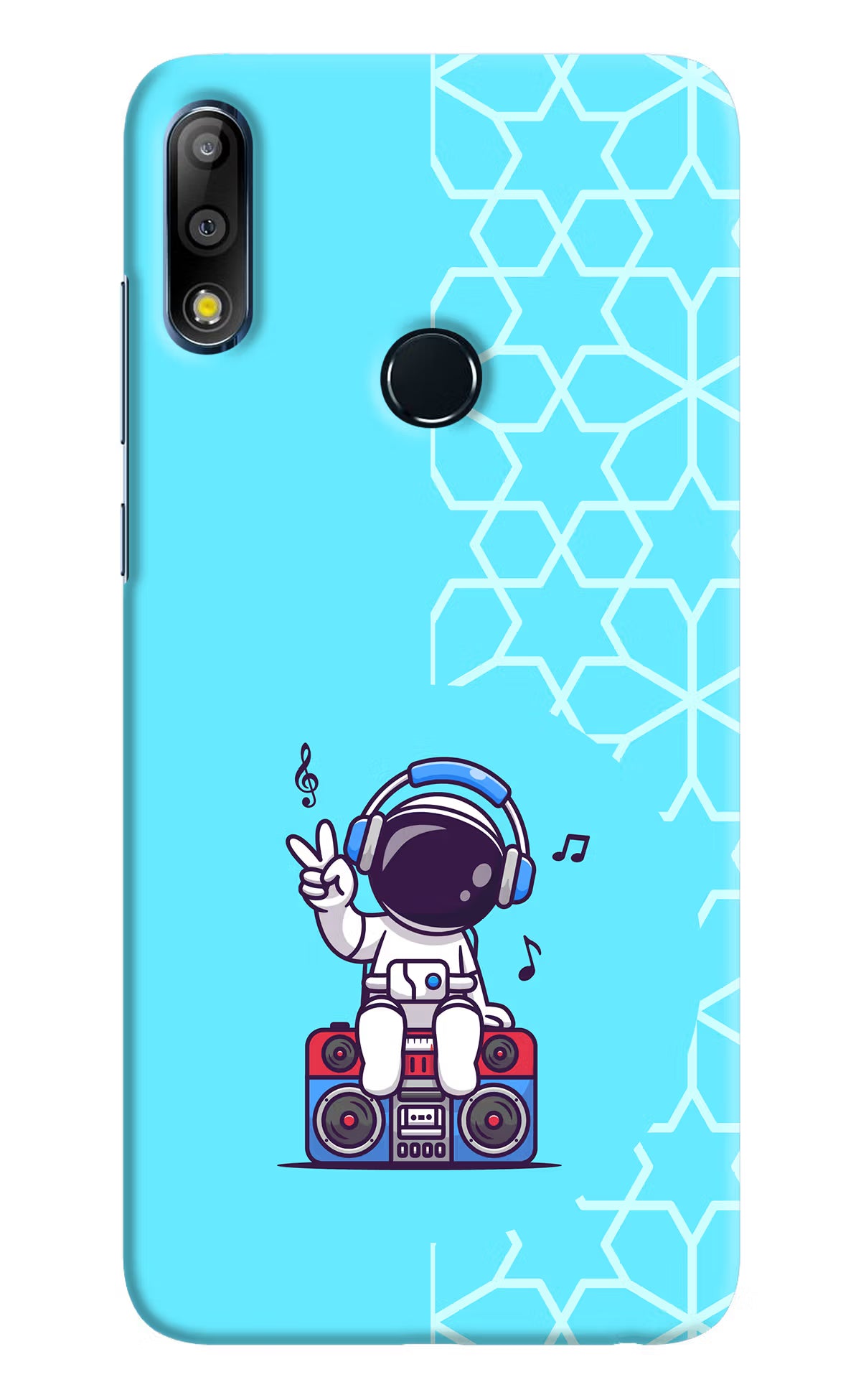 Cute Astronaut Chilling Asus Zenfone Max Pro M2 Back Cover - Cute Astronaut Chilling Asus Zenfone Max Pro M2 Hard Case Back Cover by Casekaro Cute Astronaut Chilling Asus Zenfone Max Pro M2 Hard Case Back Cover by Casekaro