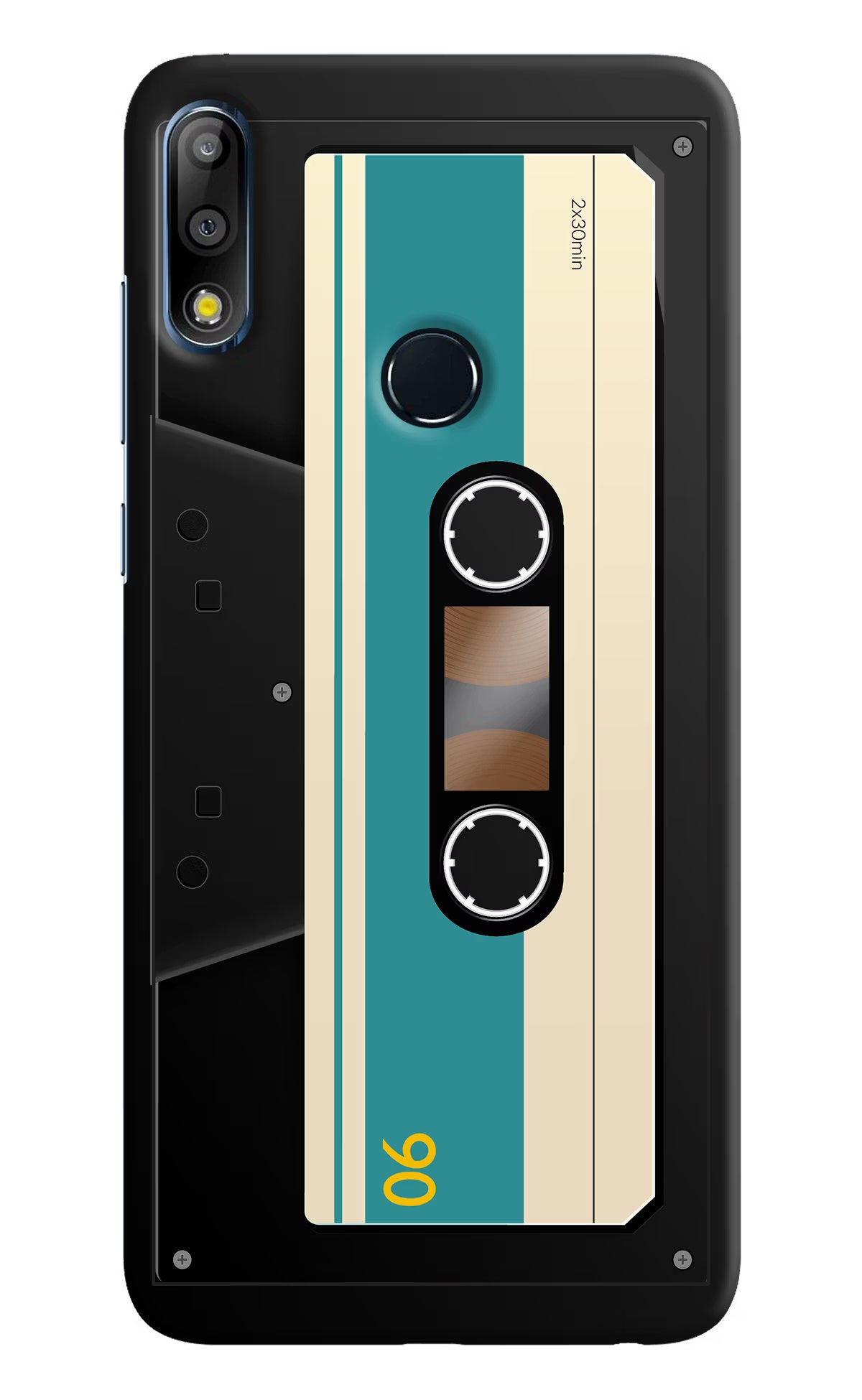 Cassette Asus Zenfone Max Pro M2 Back Cover - Cassette Asus Zenfone Max Pro M2 Hard Case Back Cover by Casekaro Cassette Asus Zenfone Max Pro M2 Hard Case Back Cover by Casekaro
