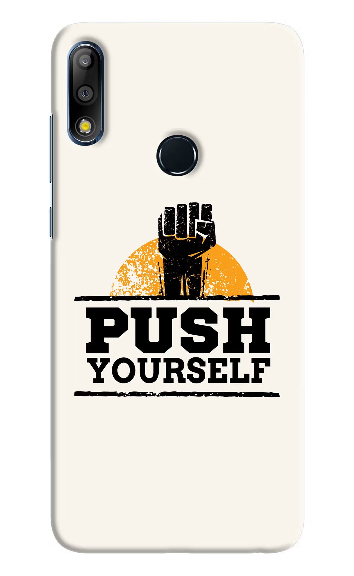Push Yourself Asus Zenfone Max Pro M2 Back Cover - Push Yourself Asus Zenfone Max Pro M2 Hard Case Back Cover by Casekaro Push Yourself Asus Zenfone Max Pro M2 Hard Case Back Cover by Casekaro