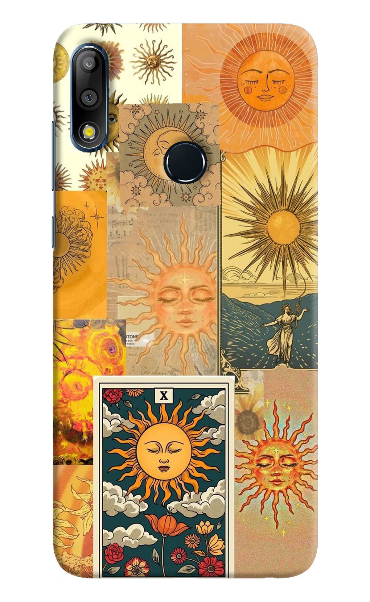 Sun Asus Zenfone Max Pro M2 Back Cover - Sun Asus Zenfone Max Pro M2 Hard Case Back Cover by Casekaro Sun Asus Zenfone Max Pro M2 Hard Case Back Cover by Casekaro