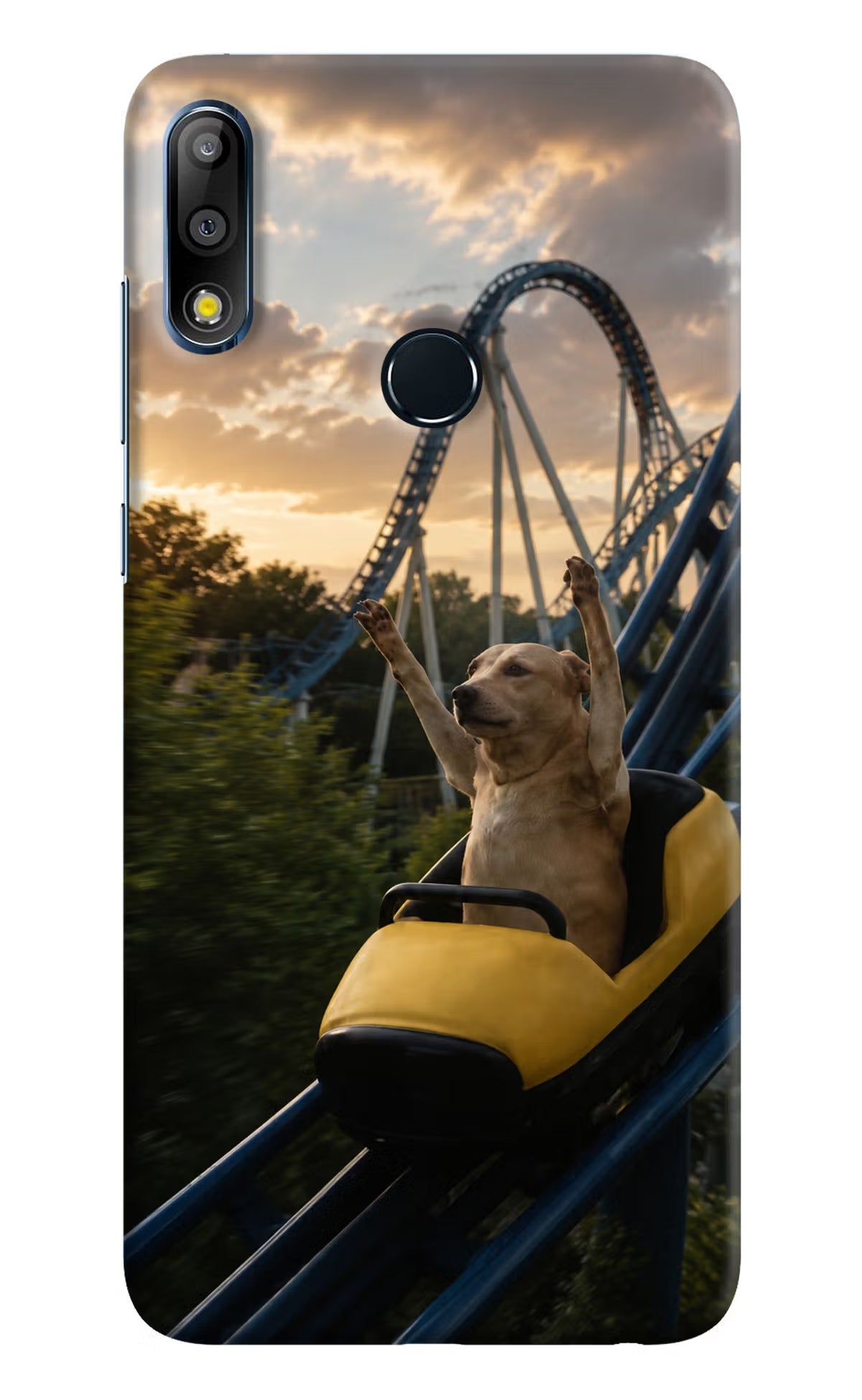 Rollercoaster Dog Asus Zenfone Max Pro M2 Back Cover - Rollercoaster Dog Asus Zenfone Max Pro M2 Back Cover Rollercoaster Dog Asus Zenfone Max Pro M2 Back Cover
