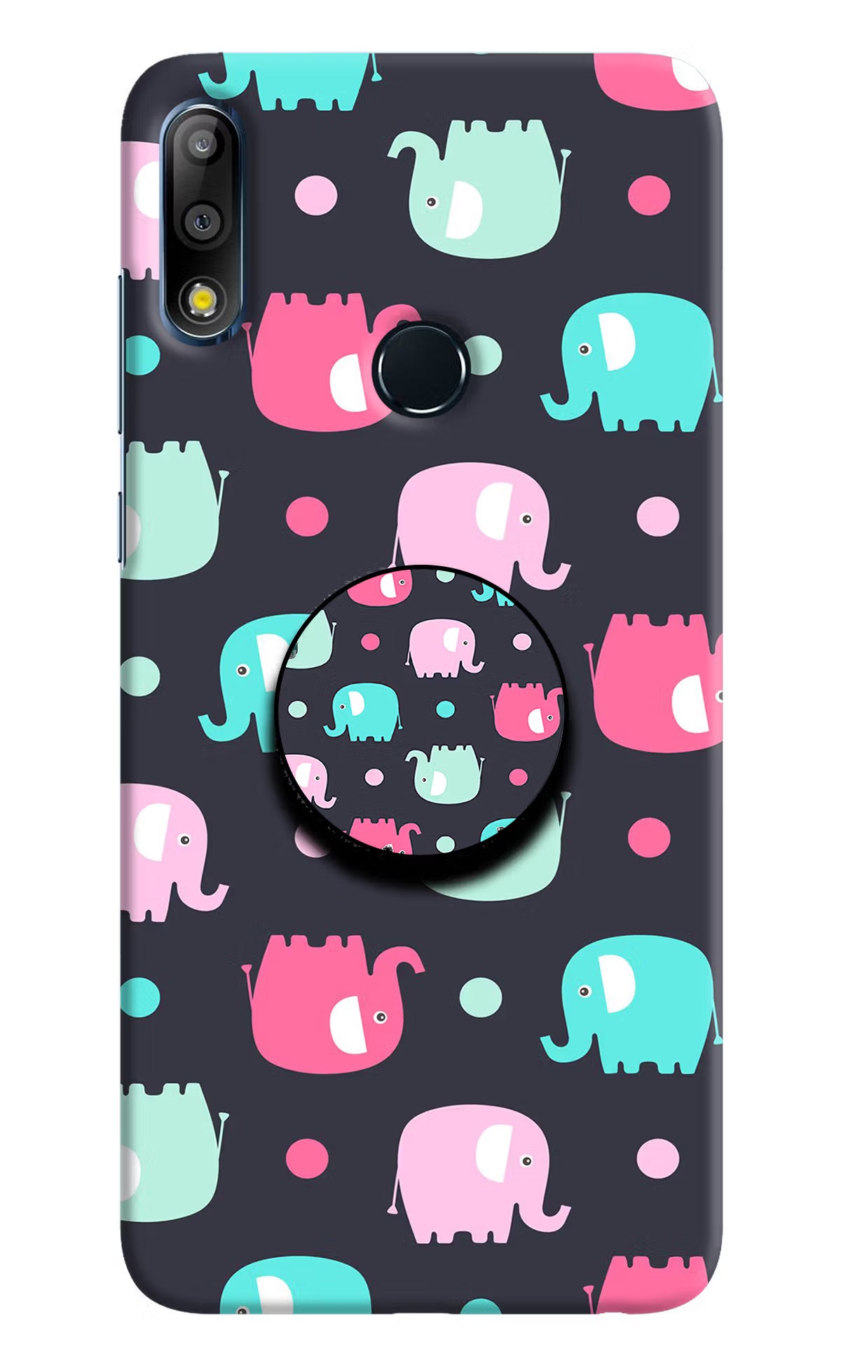 Baby Elephants Asus Zenfone Max Pro M2 Pop Case - Baby Elephants Asus Zenfone Max Pro M2 Pop Case by Casekaro Baby Elephants Asus Zenfone Max Pro M2 Pop Case by Casekaro