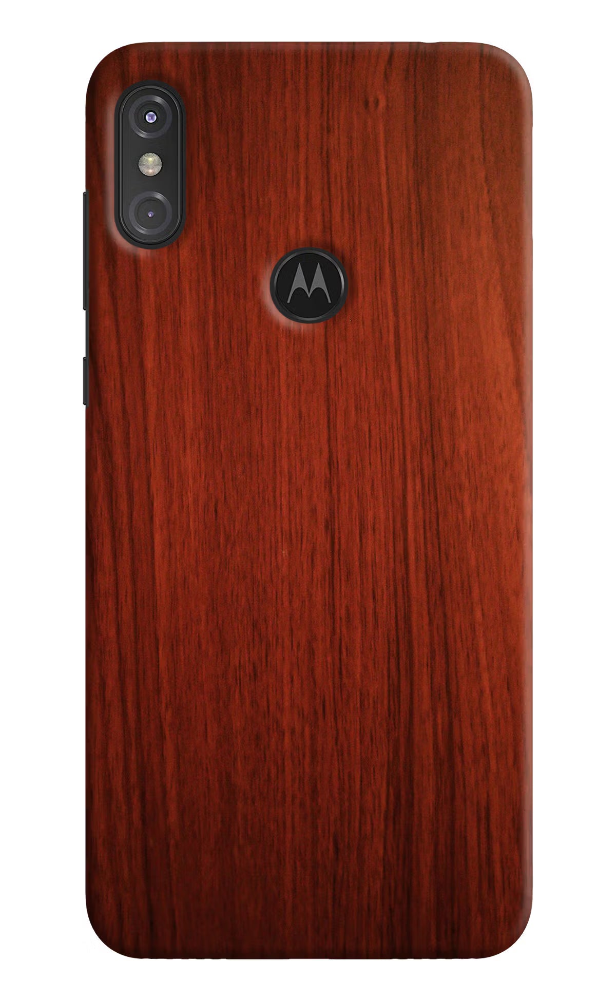 Wooden Plain Pattern Moto One Power Back Cover - Wooden Plain Pattern Moto One Power Hard Case Back Cover by Casekaro Wooden Plain Pattern Moto One Power Hard Case Back Cover by Casekaro